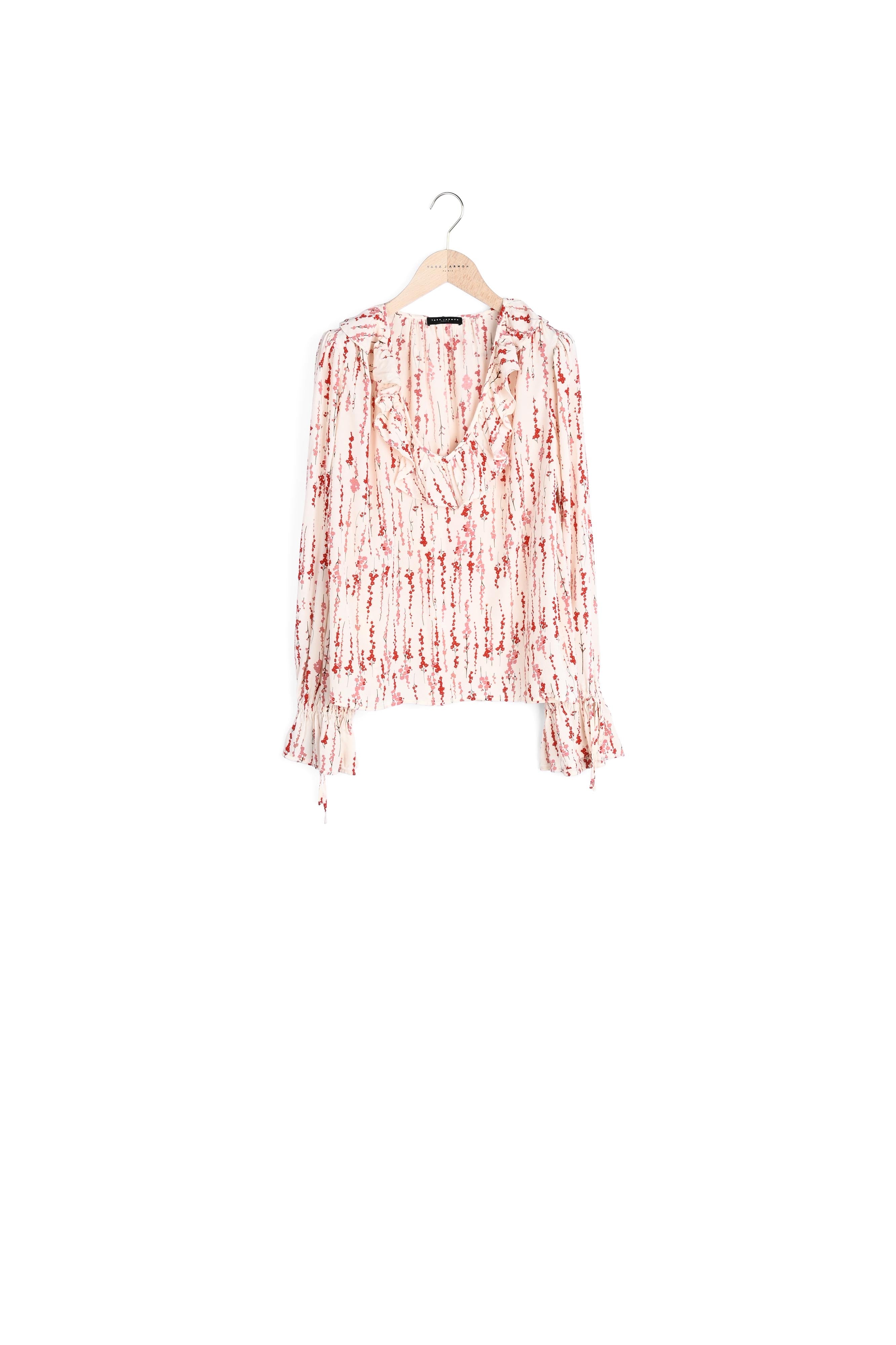 Top Tiara écru imprimé fleuri Faume - seconde main