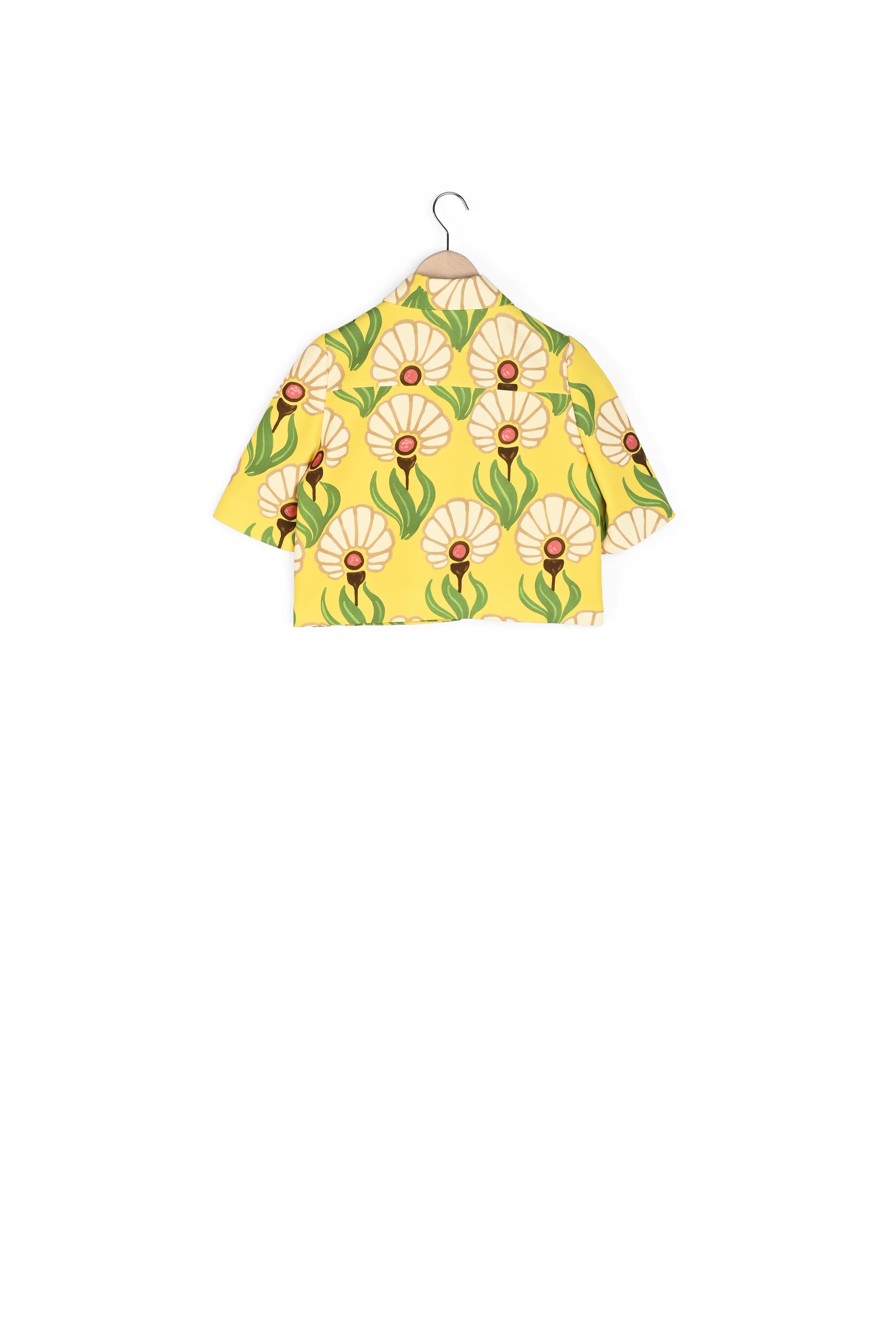 Top Thadea jaune à motif fleurs Faume - seconde main