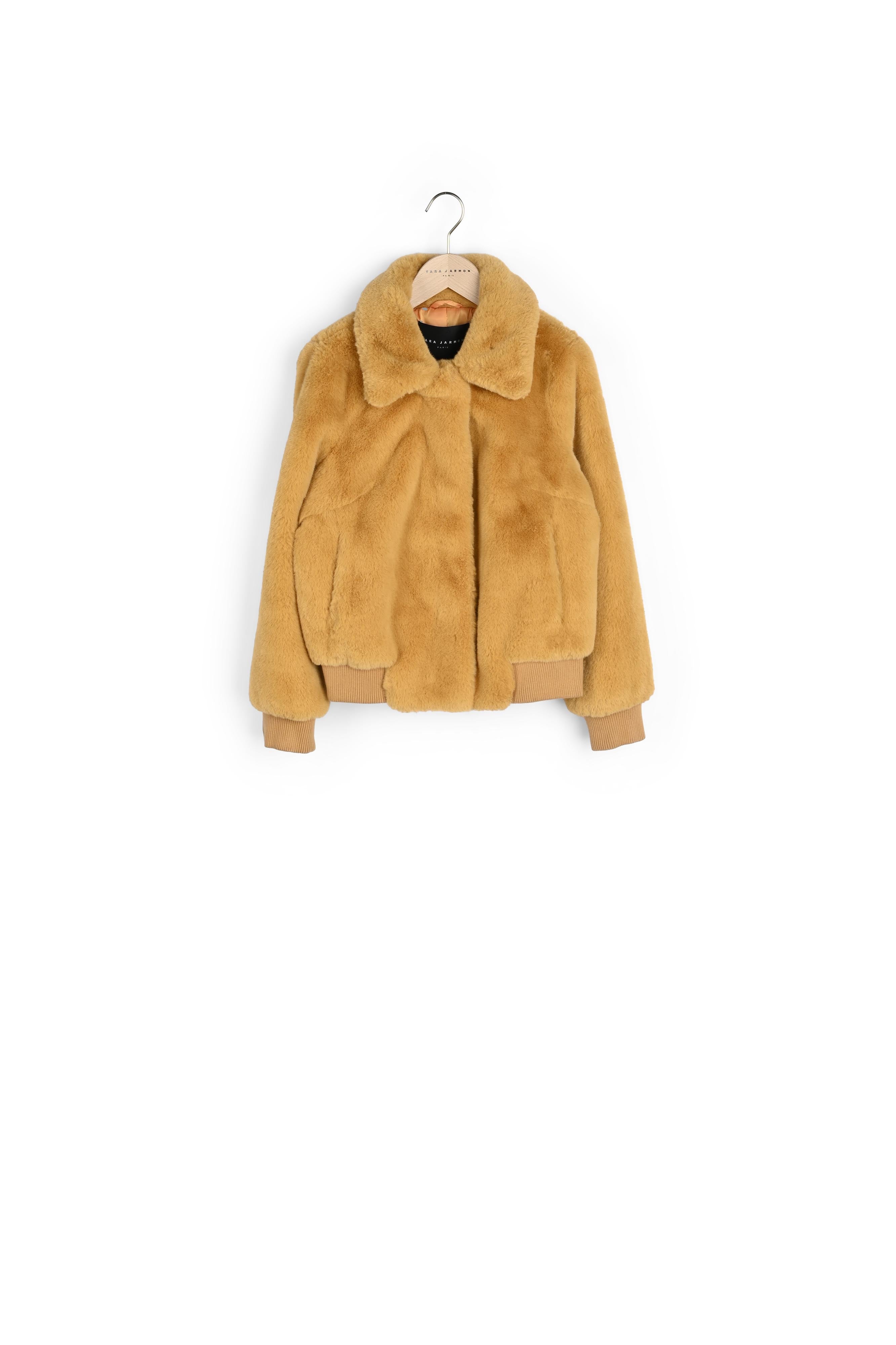 Blouson Bianca beige en fausse fourrure Faume - seconde main