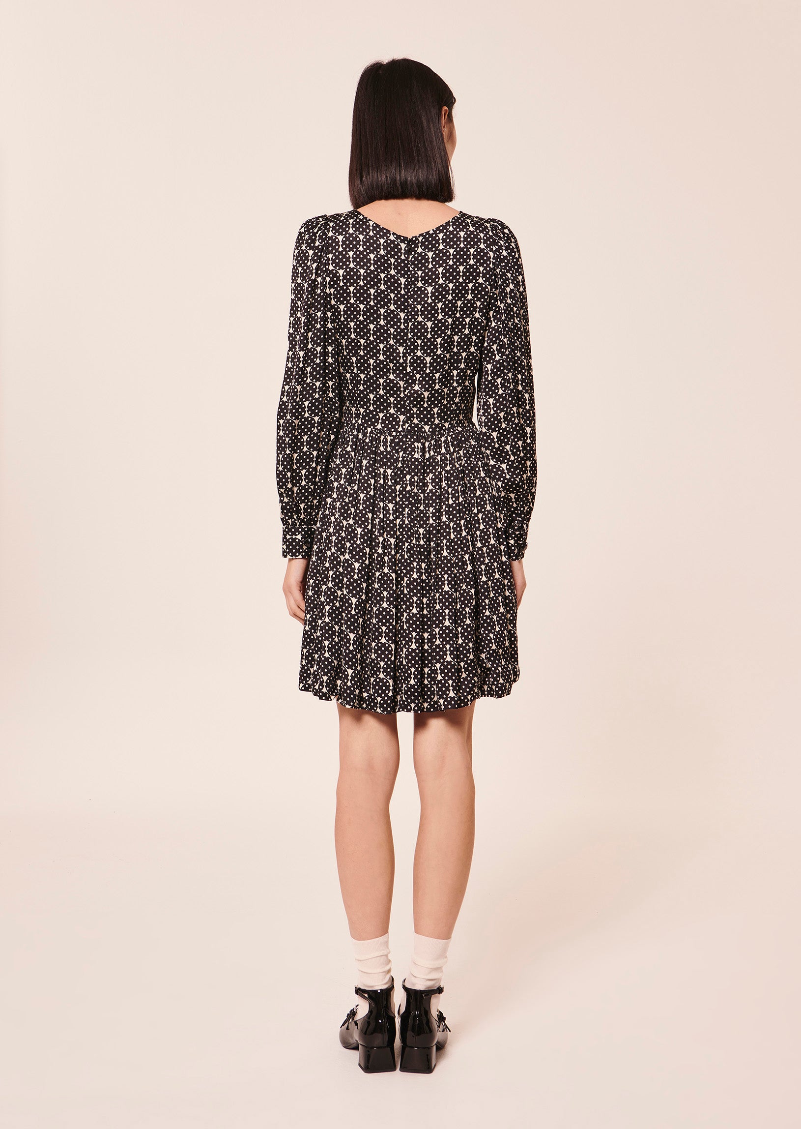 Robe Roi écrue imprimé petits pois Faume - seconde main