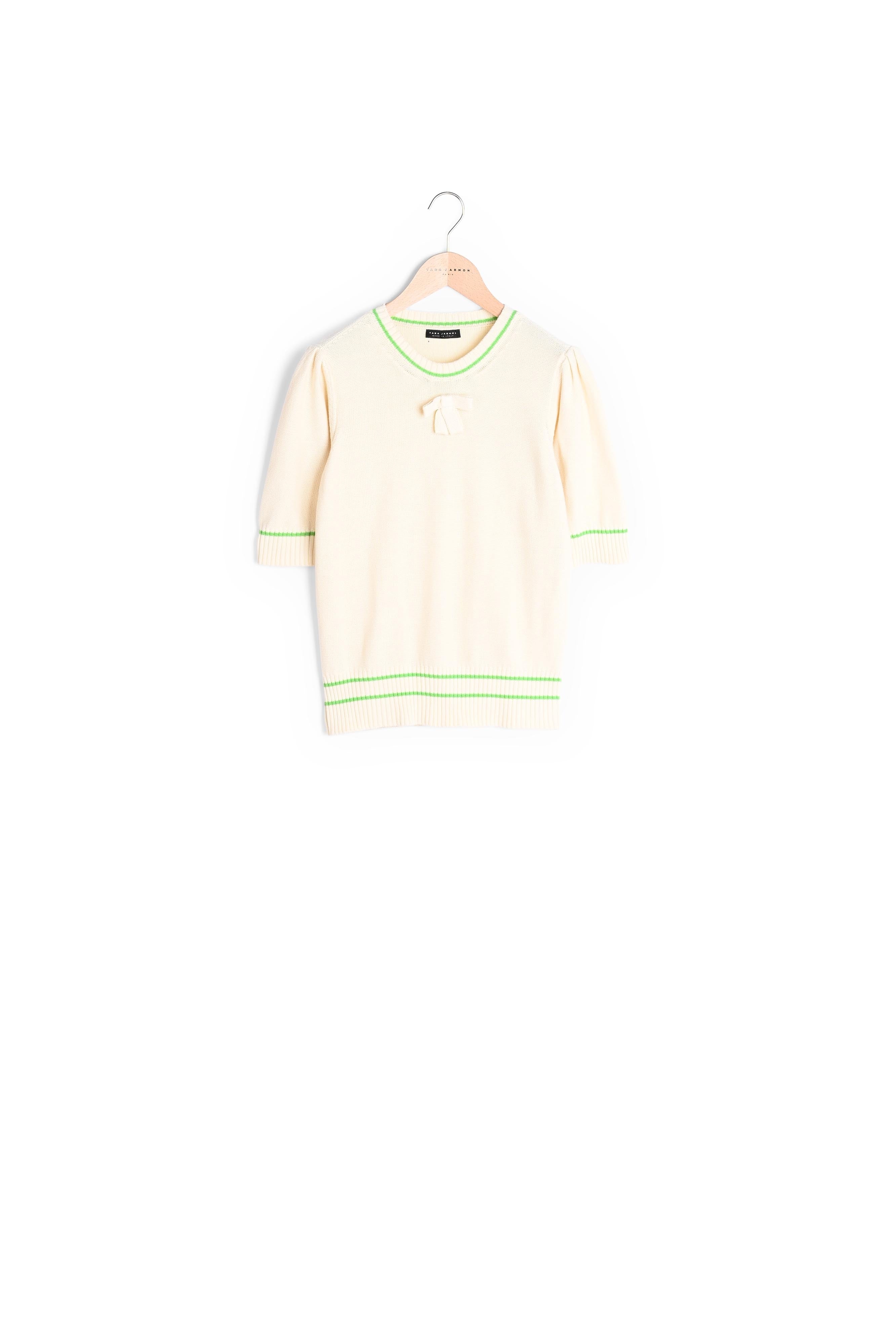 Pull Poupee écru en maille Faume - seconde main