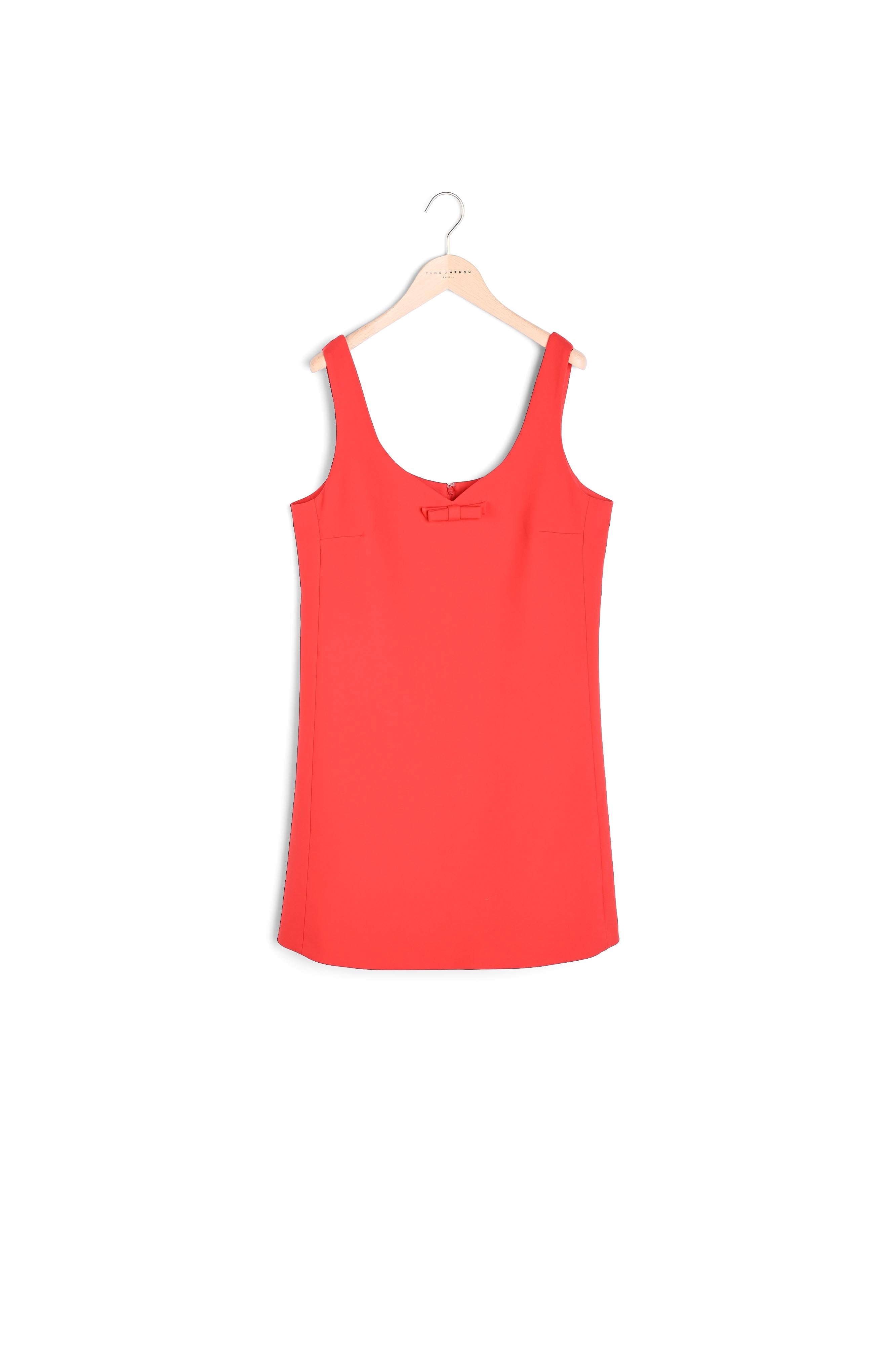 Robe Ricki rouge en toile double Faume - seconde main