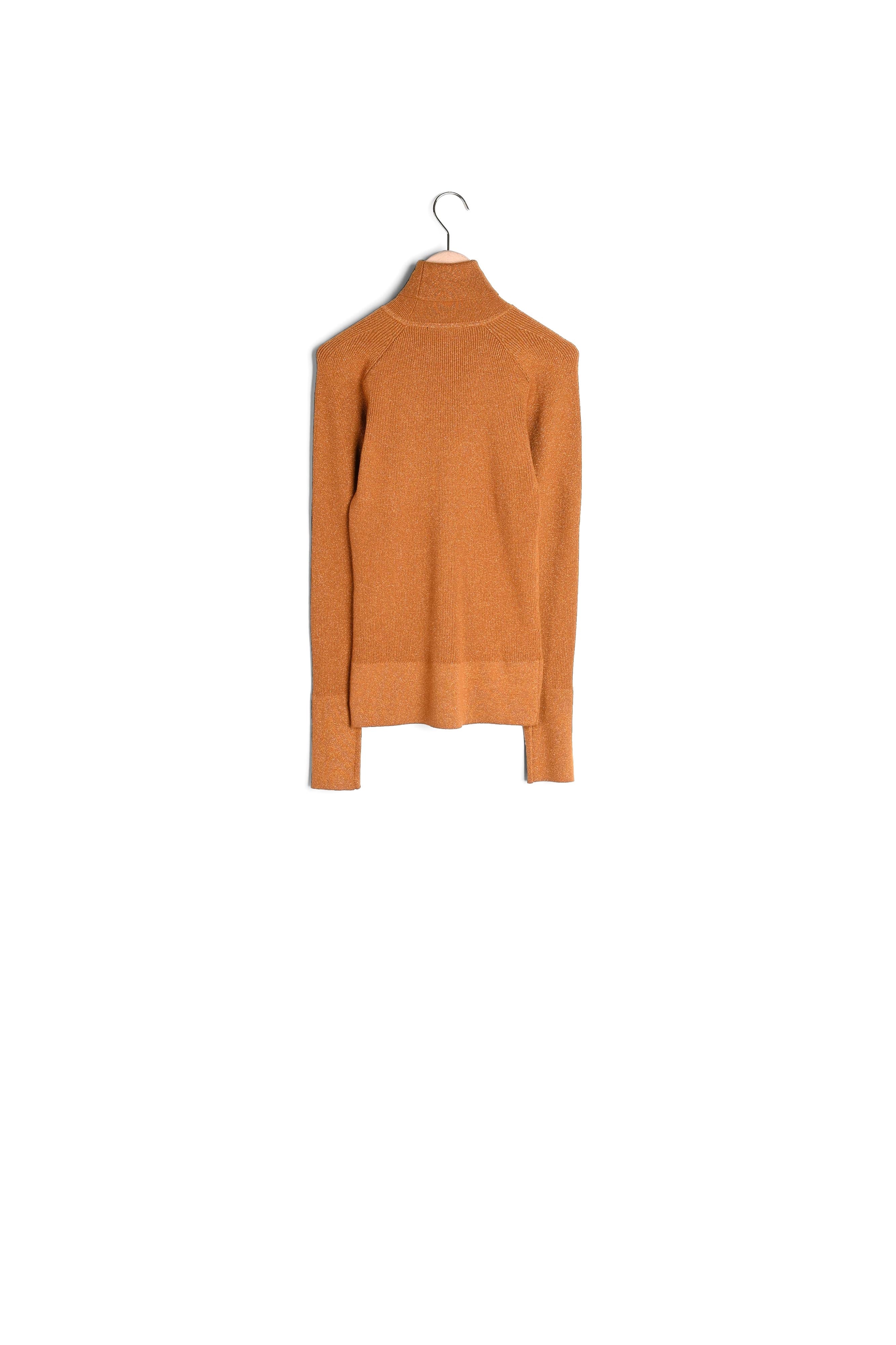 Pull Precious marron en laine et lurex Faume - seconde main