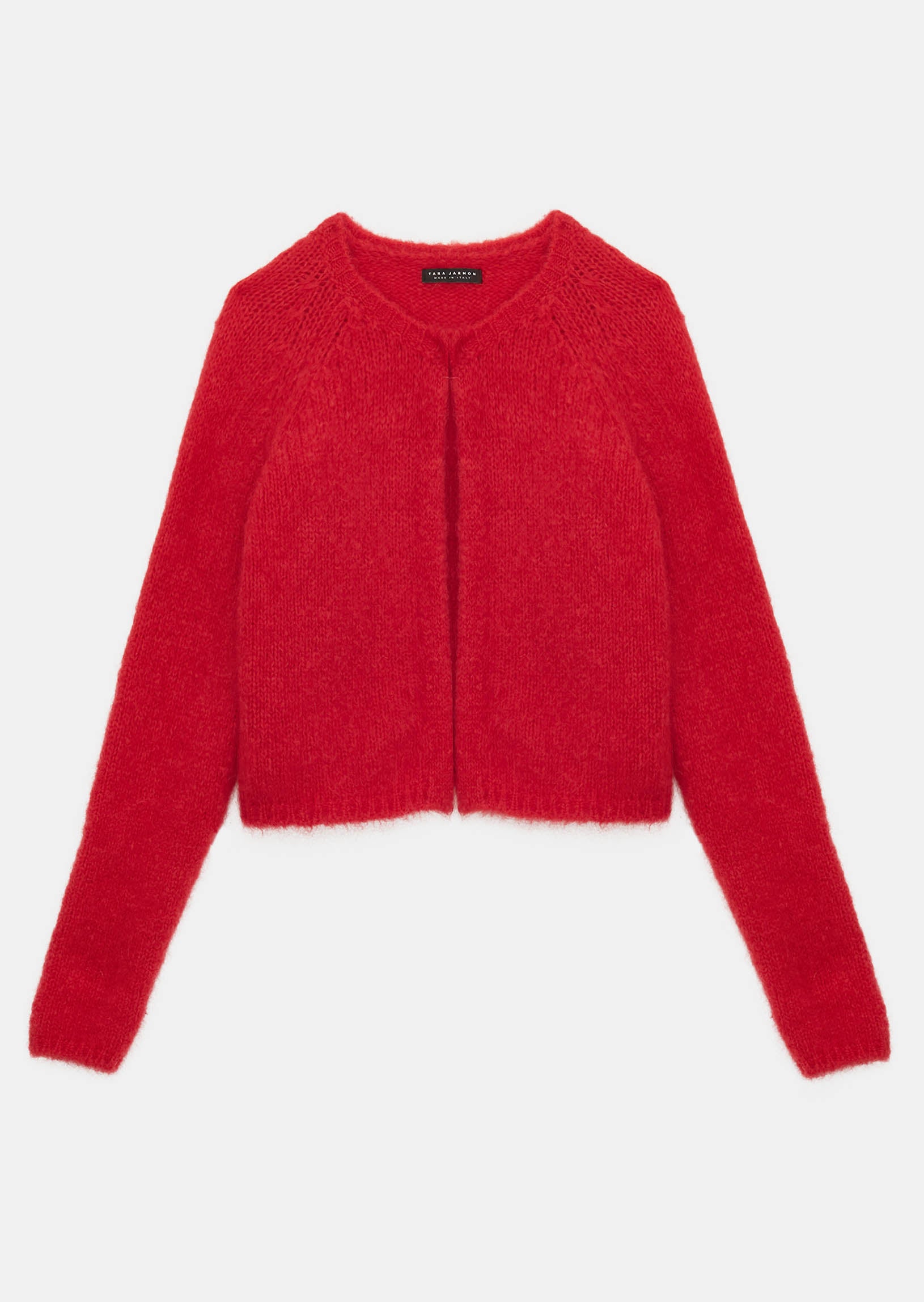 Gilet Glory rouge en mohair Faume - seconde main