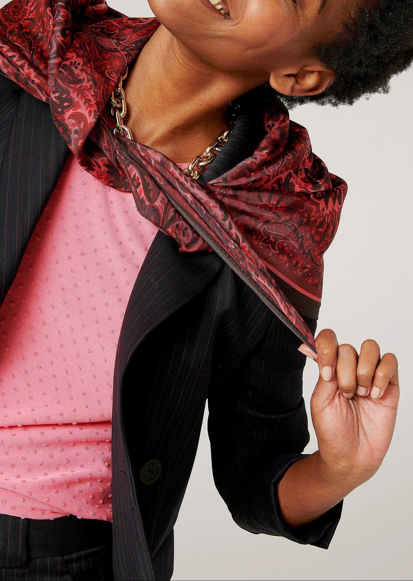 T-shirt Tere rose en jersey plumetis Faume - seconde main