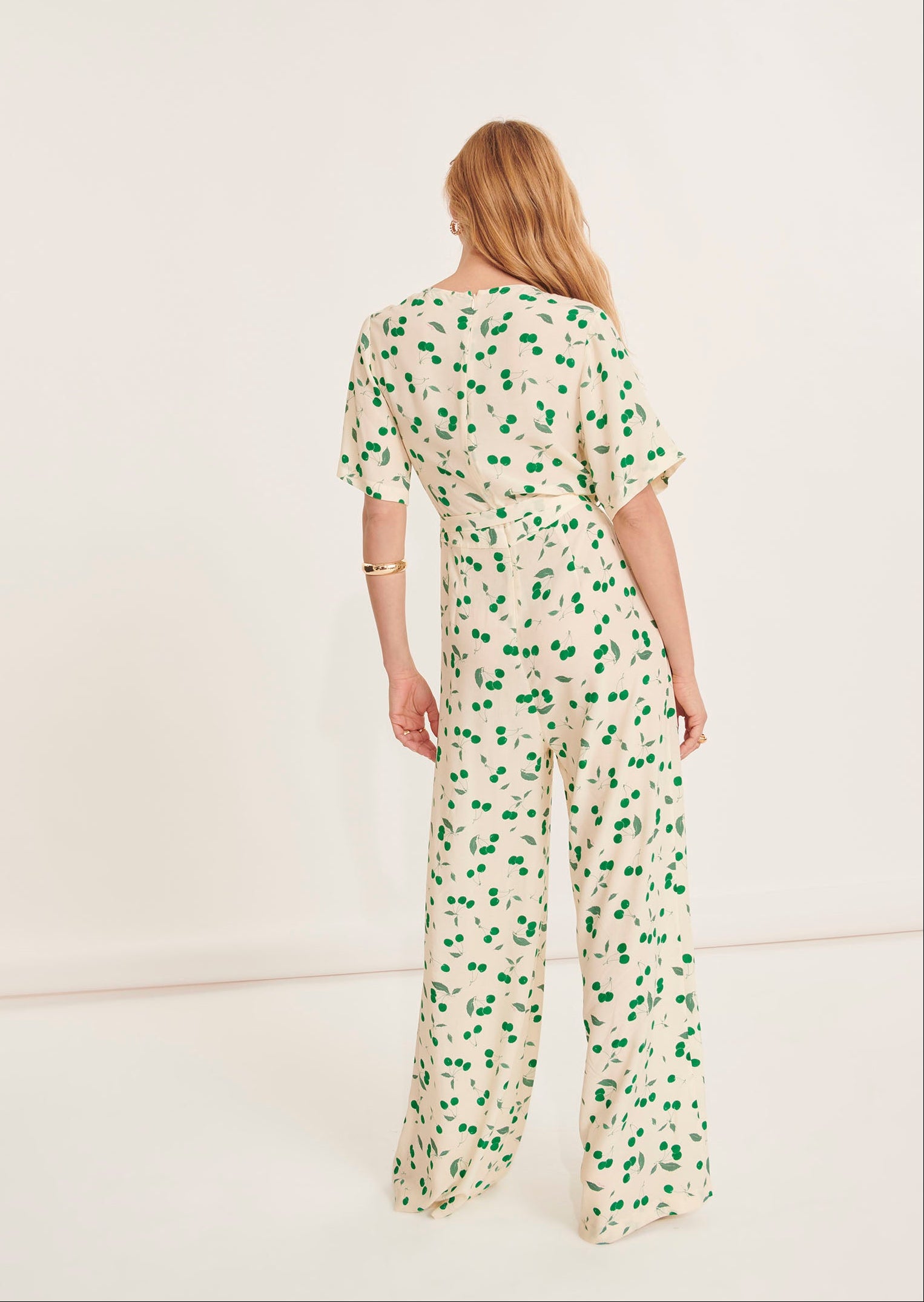 Combinaison Cali écrue imprimé cherry Faume - seconde main