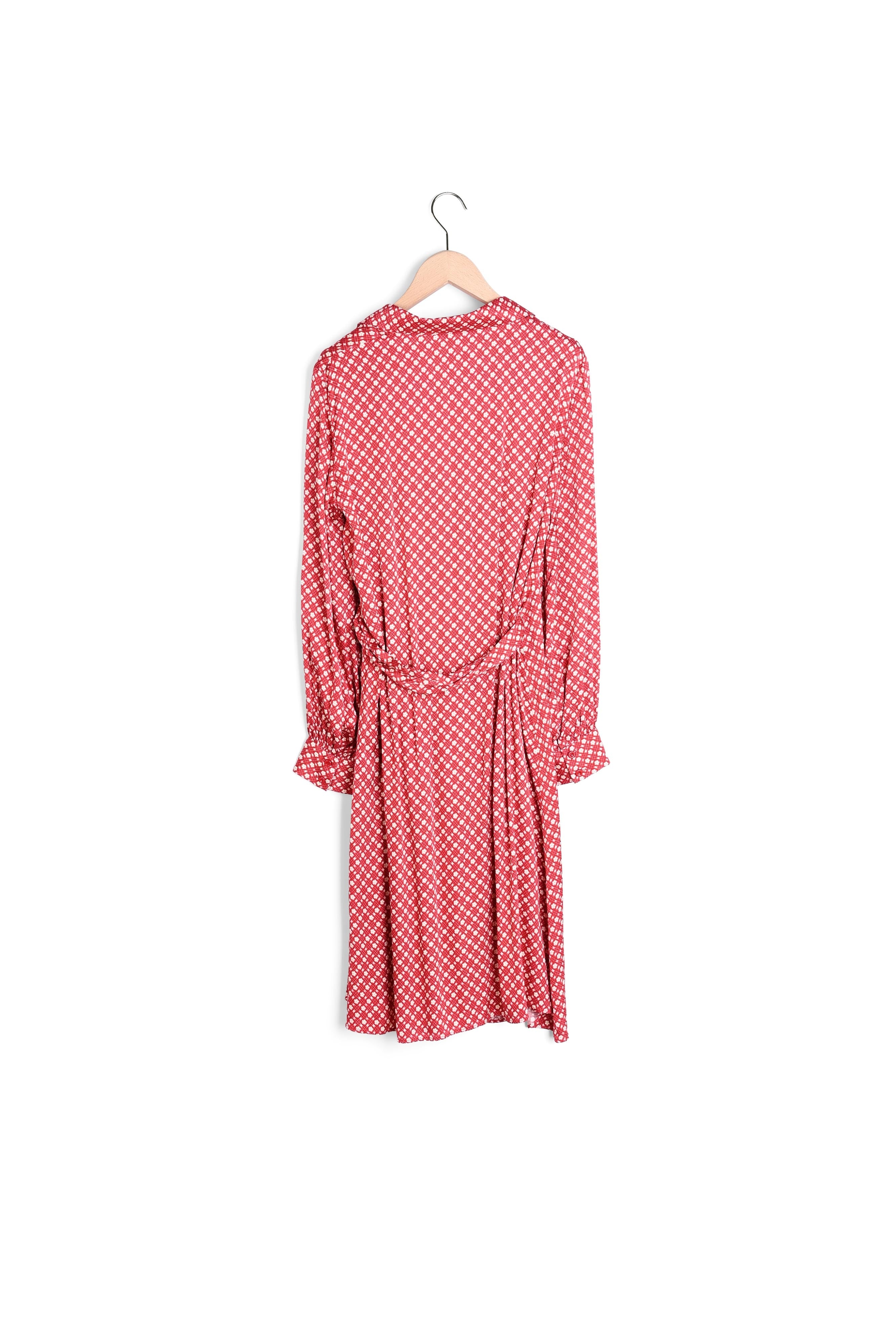 Robe Roselita rouge imprimé fleurs Faume - seconde main