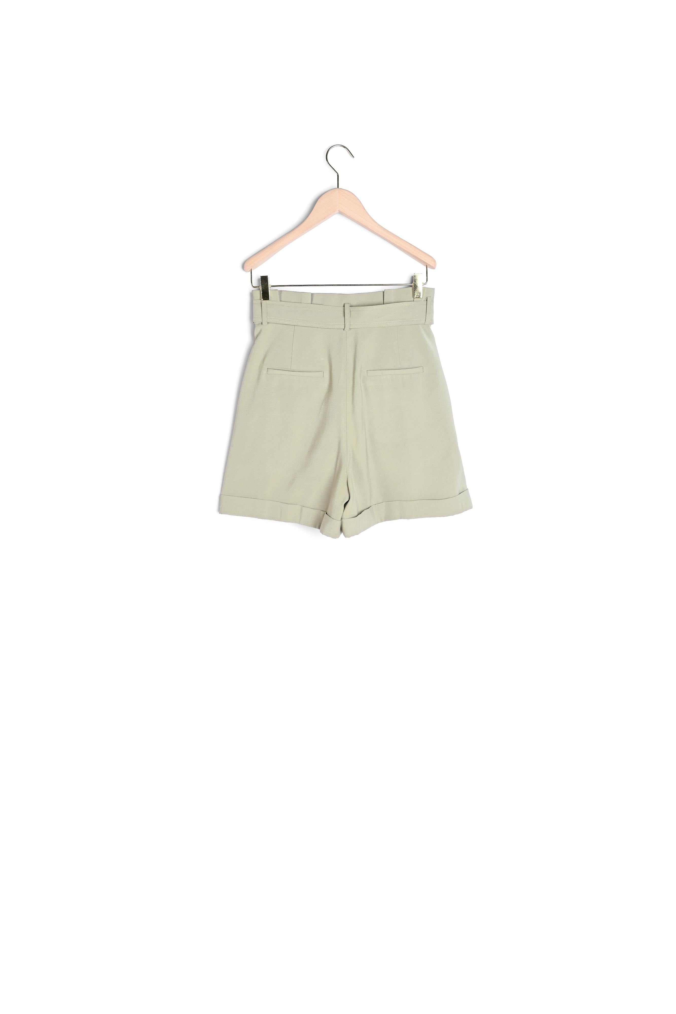 Short Priscille vert pâle fluide Faume - seconde main