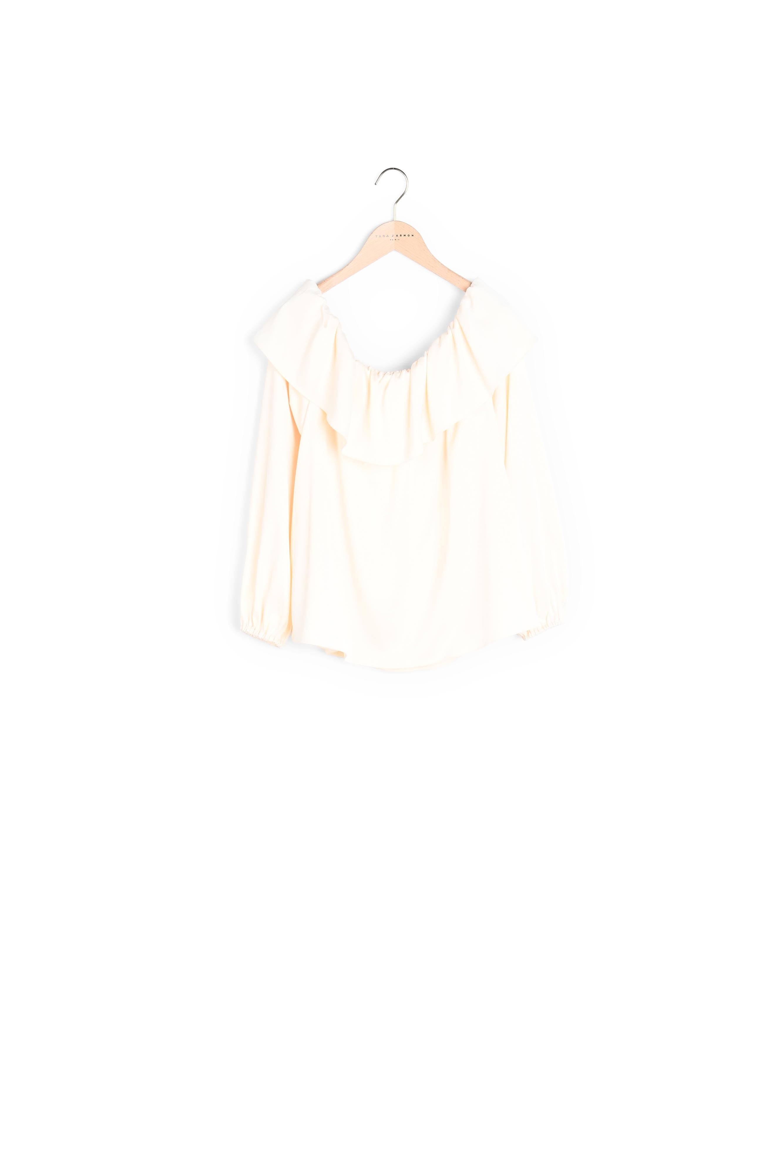 Top Tristan écru en satin Faume - seconde main