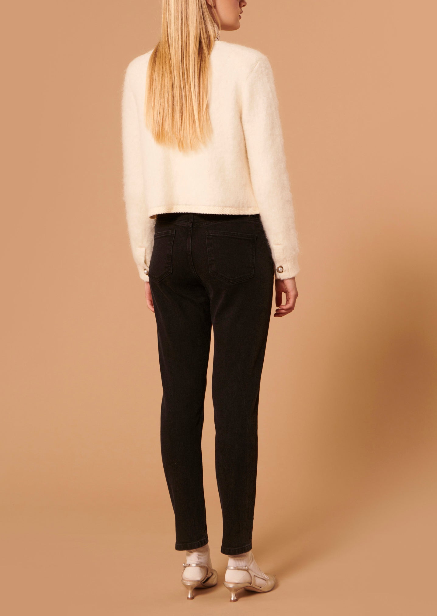 Jean John noir en denim Faume - seconde main