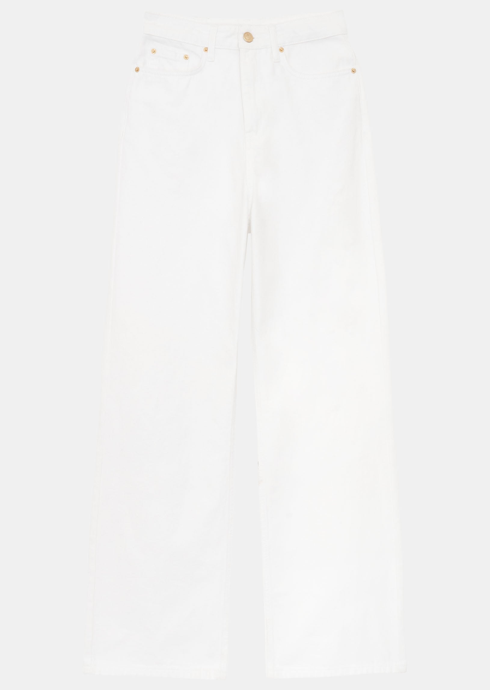 Jean Jerem blanc en denim Faume - seconde main