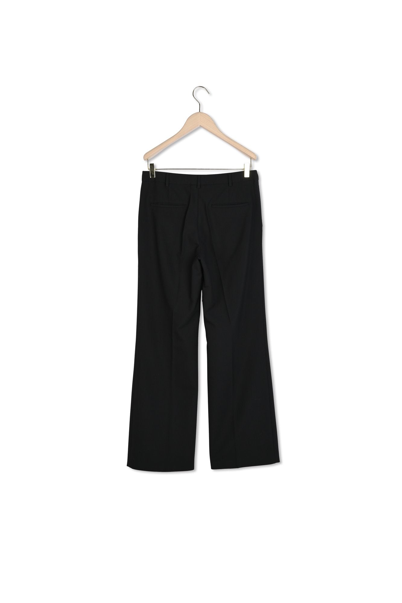 Pantalon Patti noir en laine tailleur Faume - seconde main