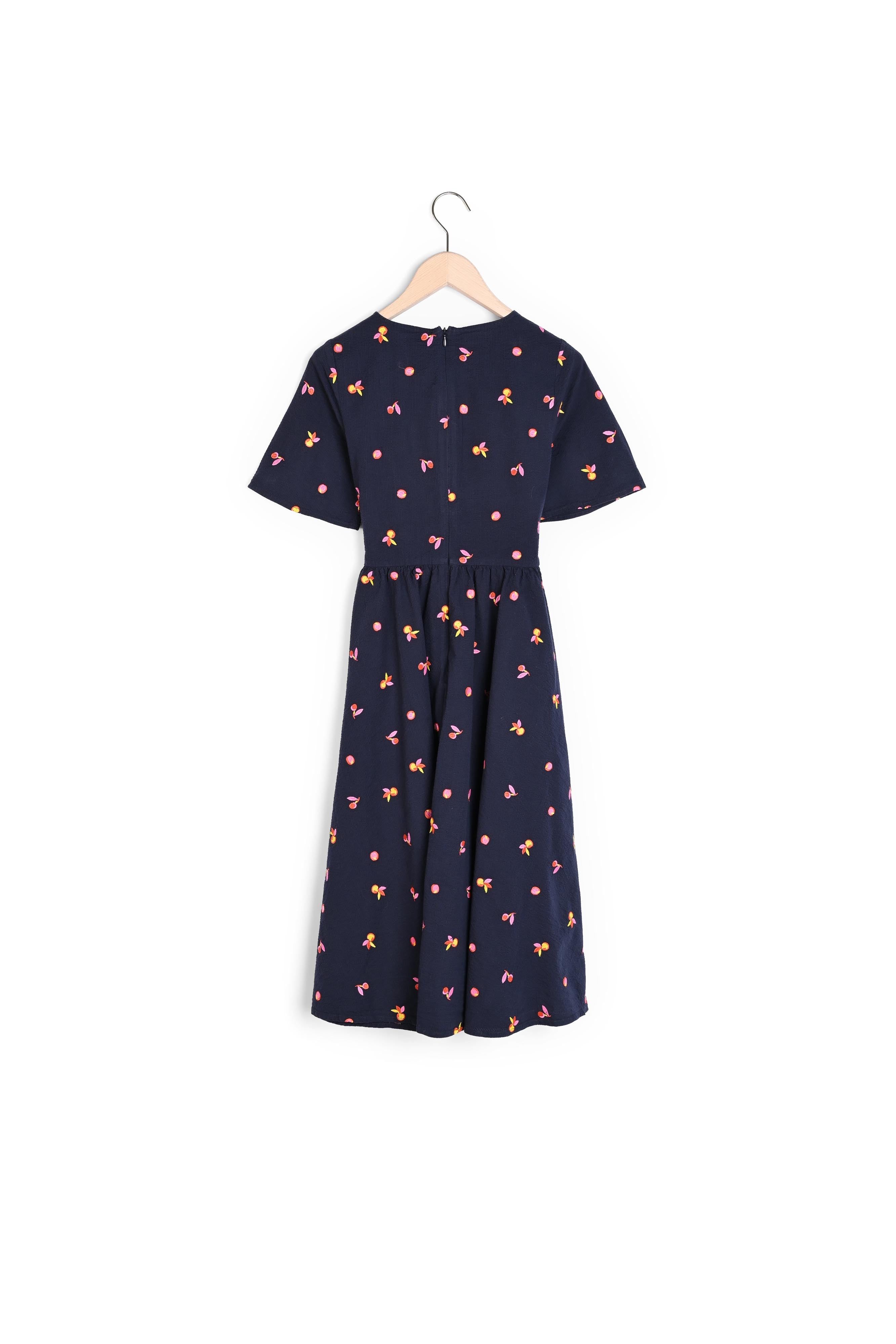 Robe bleu nuit à motifs Faume - seconde main