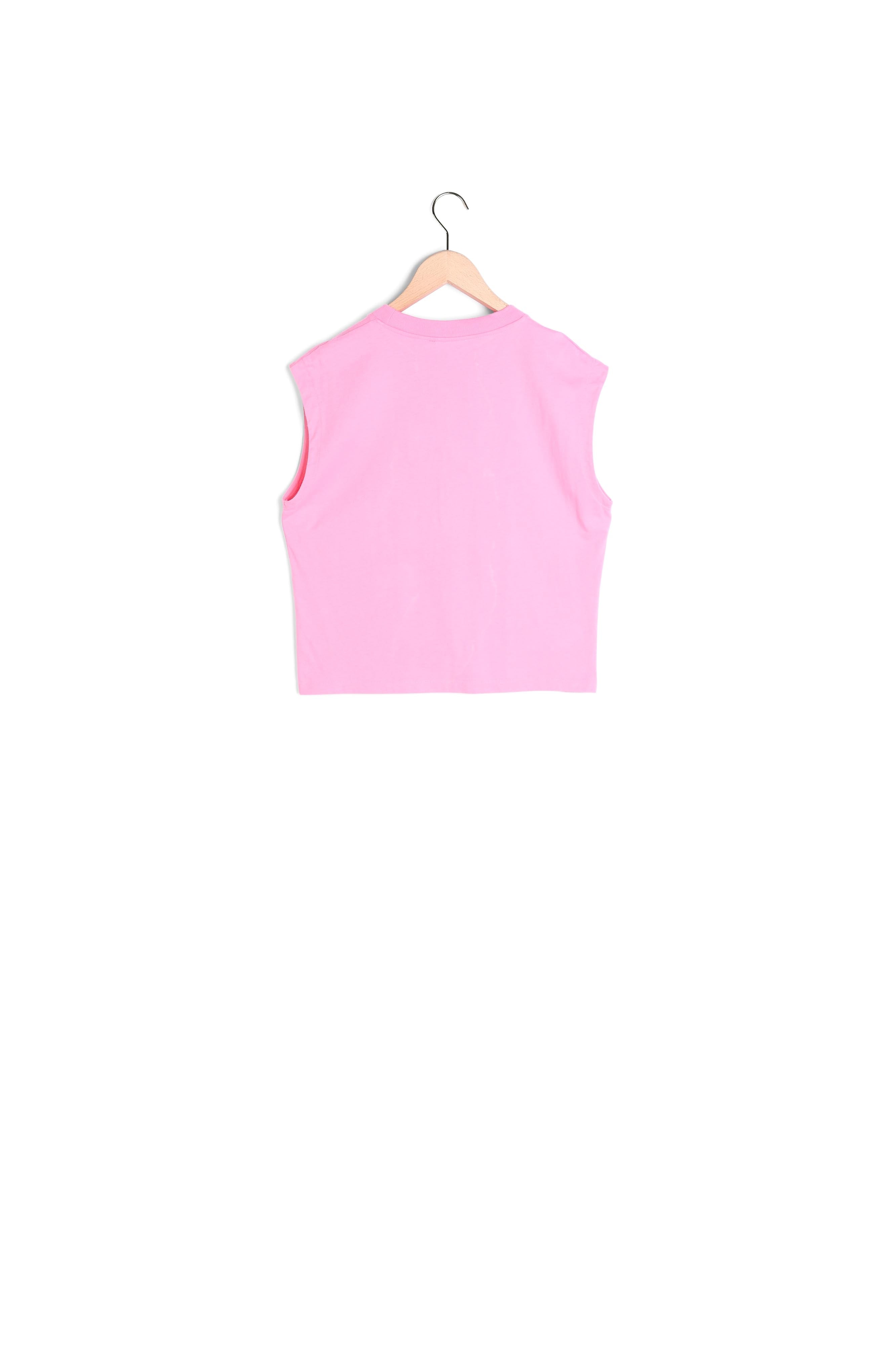 T-shirt Tenerife rose en coton Faume - seconde main