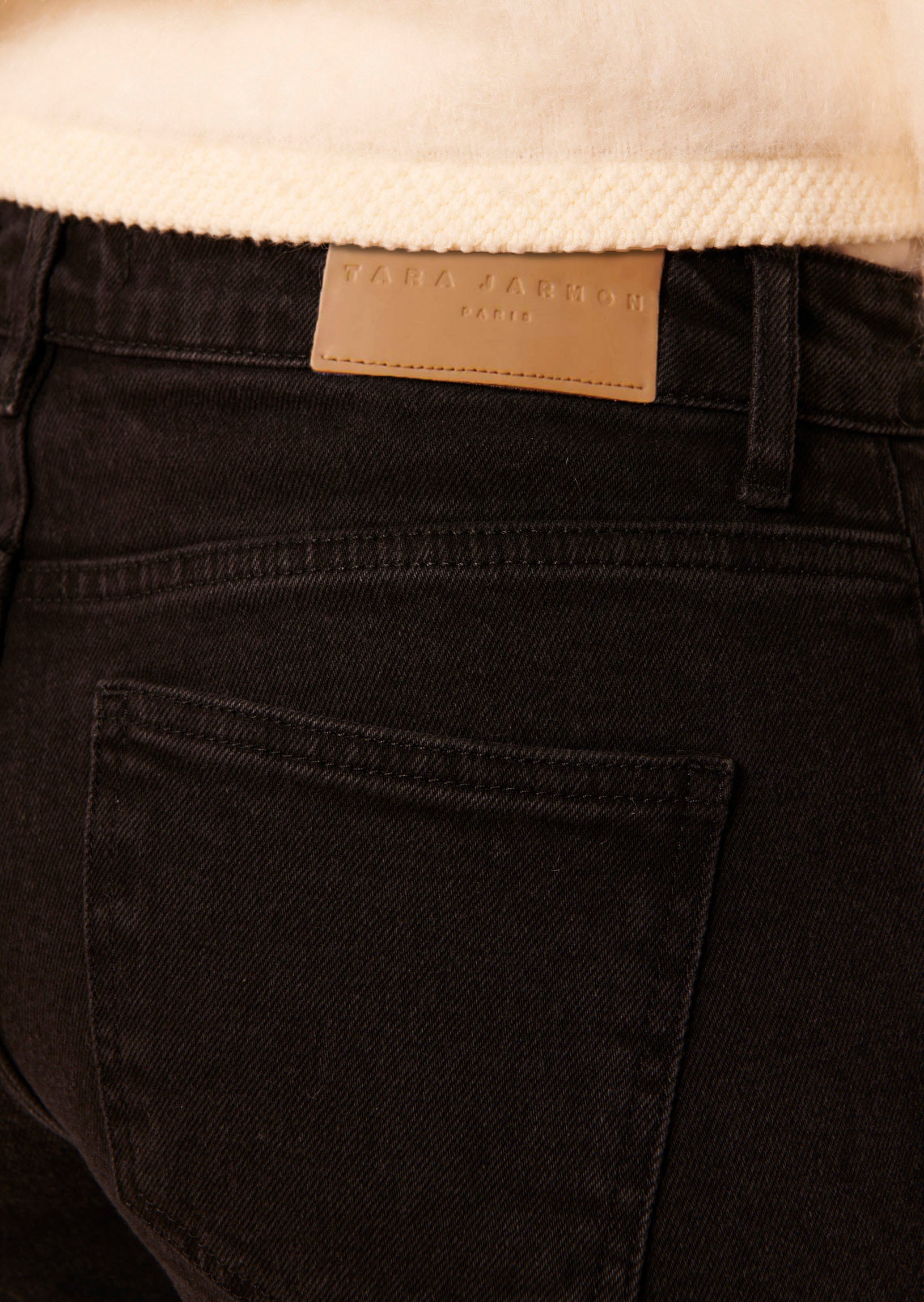 Jean John noir en denim Faume - seconde main