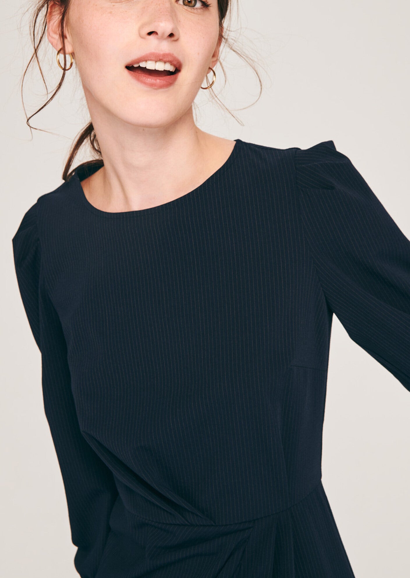 Robe à rayures fines Faume - seconde main