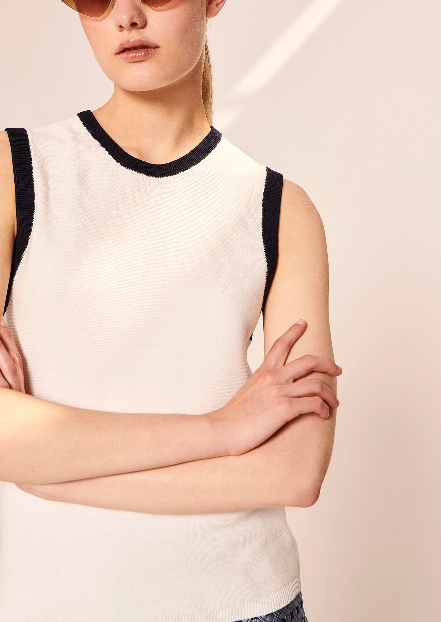 Pull Phoster écru en coton Faume - seconde main