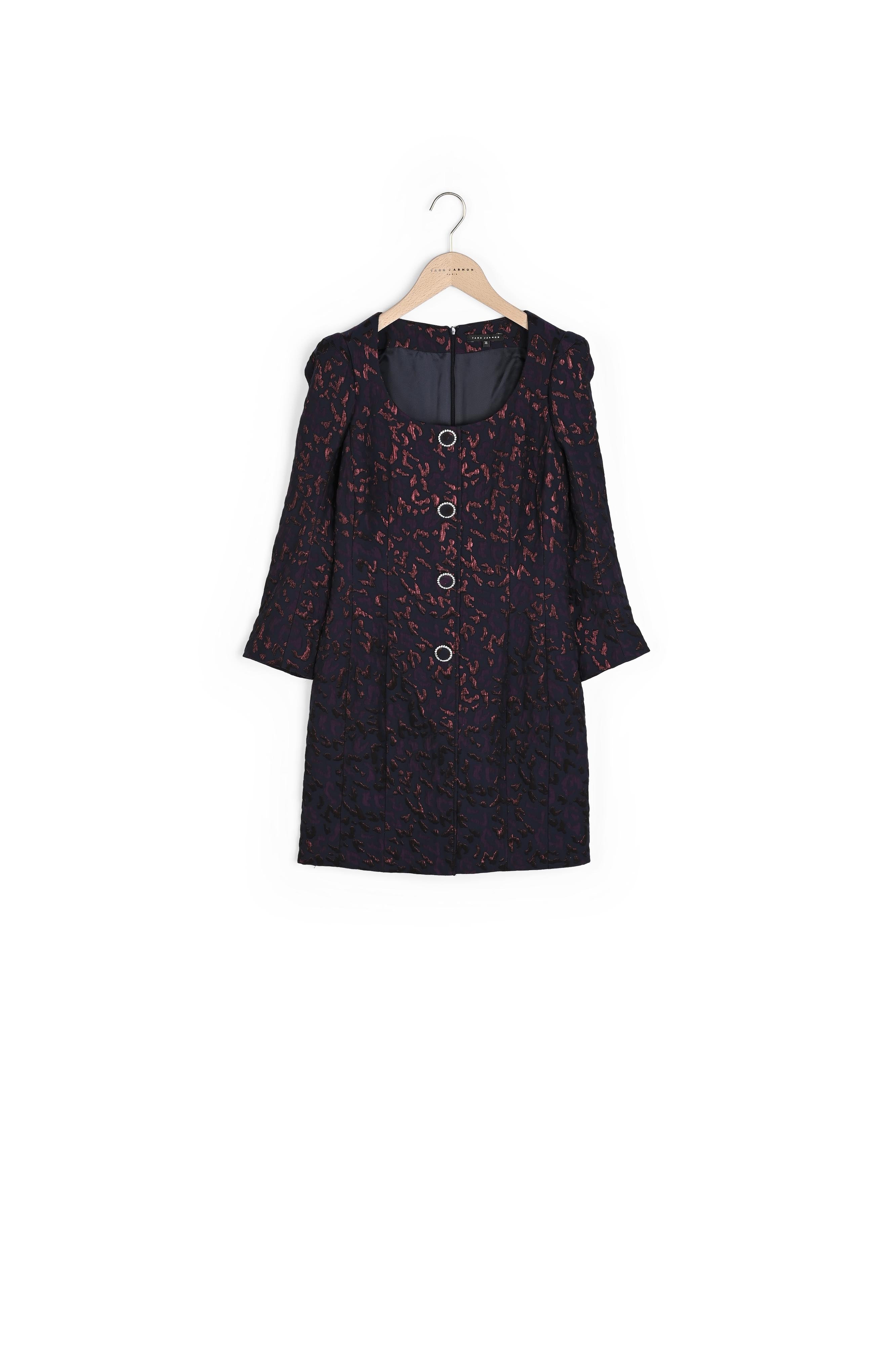 Robe Renda en jacquard léopard lurex Faume - seconde main