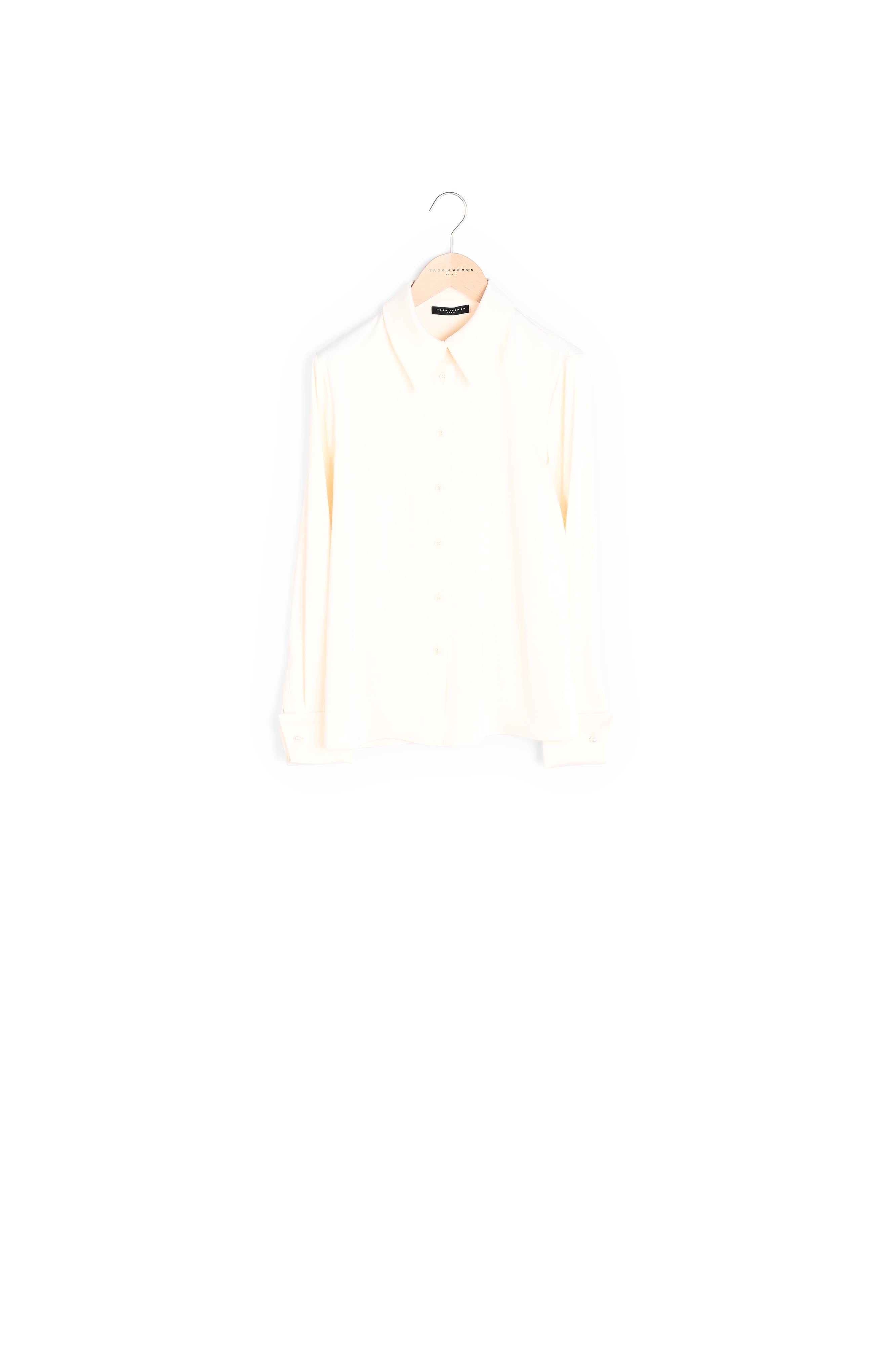 Chemise Cynthia écrue en satin fluide Faume - seconde main