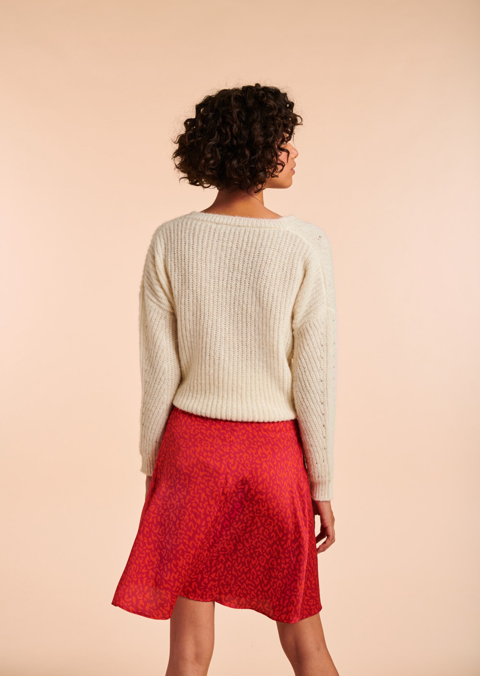 Jupe Jessy imprimé léopard azalée Faume - seconde main