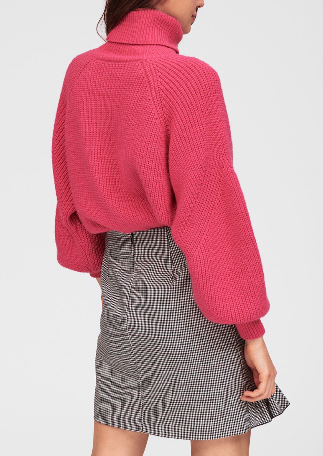 Jupe écrue carreau York technique à volants Faume - seconde main