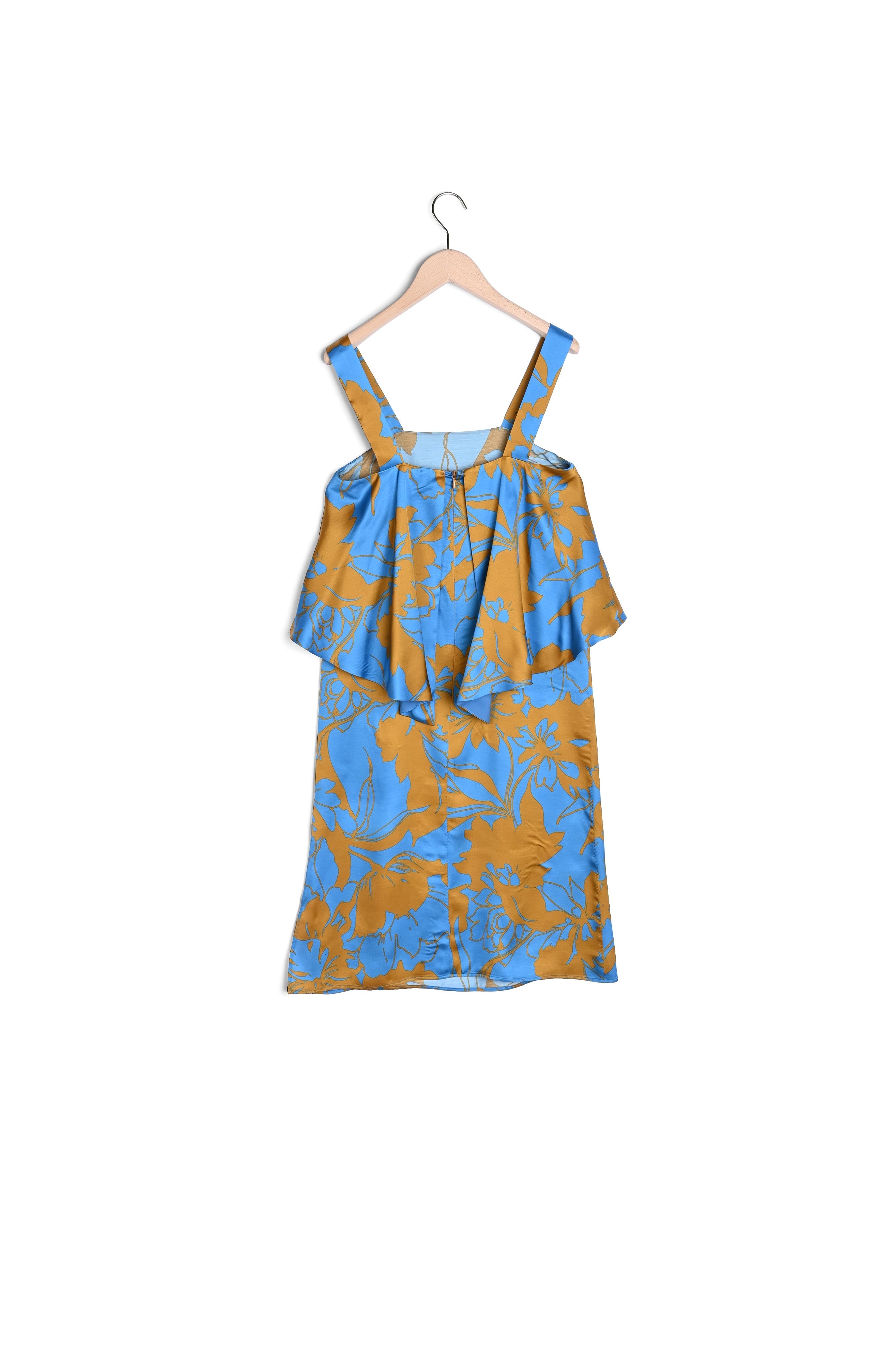 Robe Riisi mordorée imprimé maxi fleurs en viscose Faume - seconde main