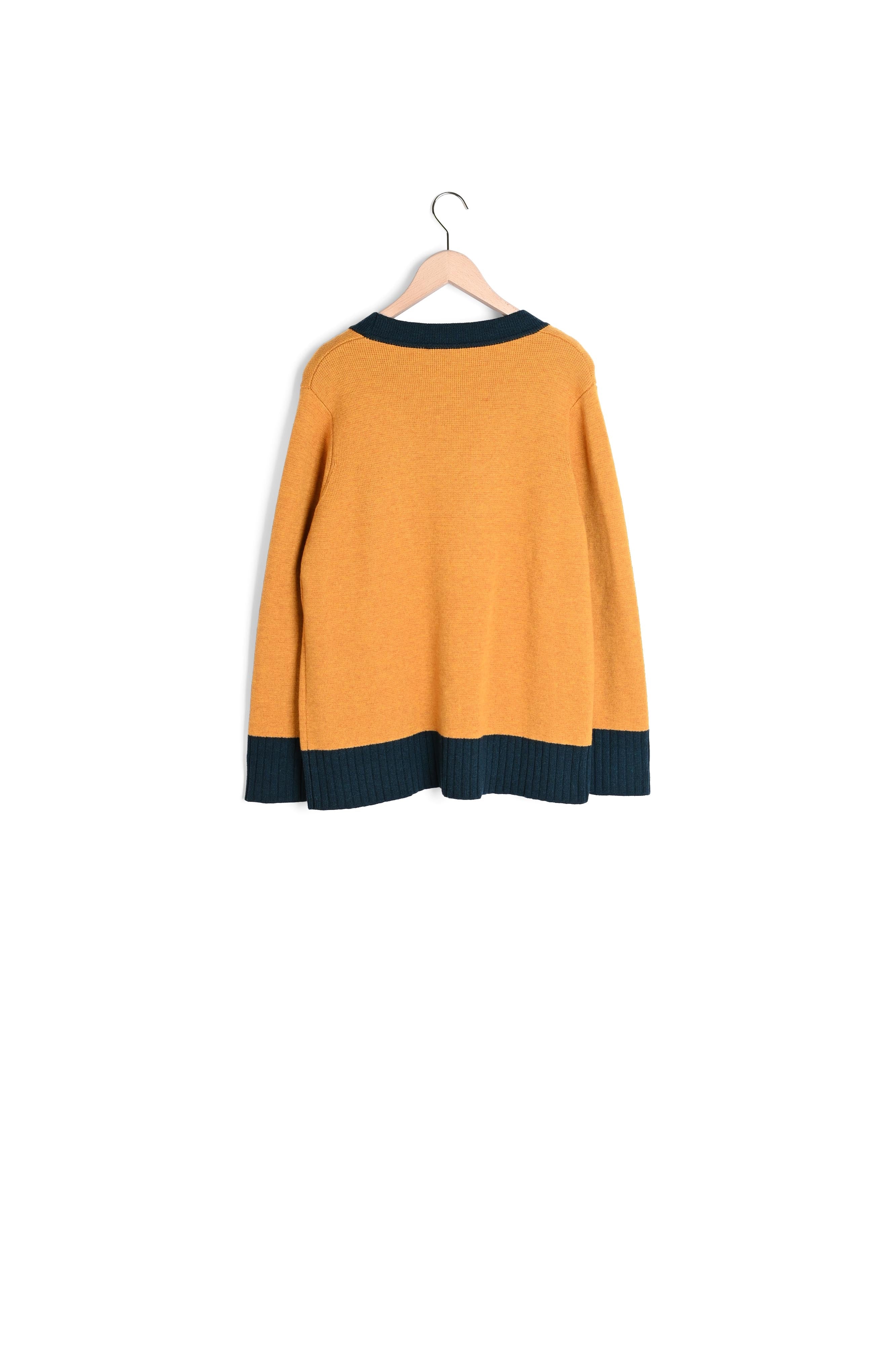 Gilet Gia jaune en laine Faume - seconde main