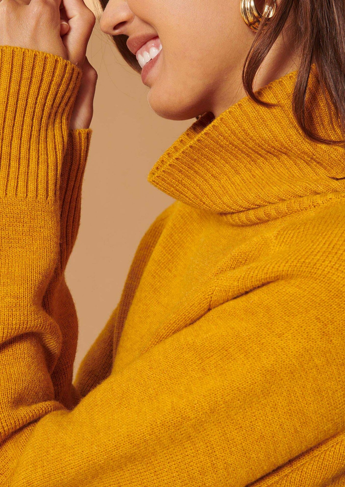 Pull Prague jaune en laine Faume - seconde main