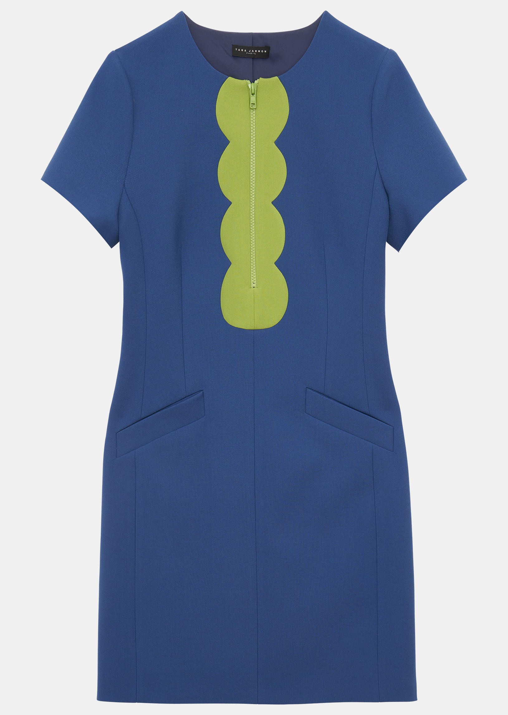 Robe Rochelle bleue en toile double Faume - seconde main