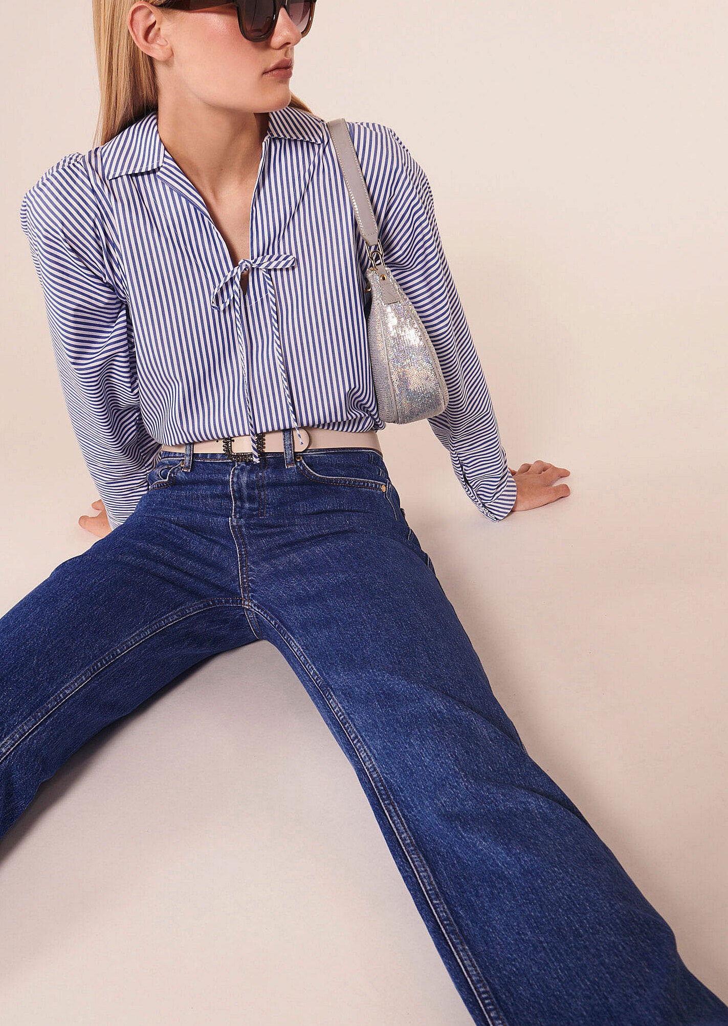 Jean Julian bleu en denim Faume - seconde main