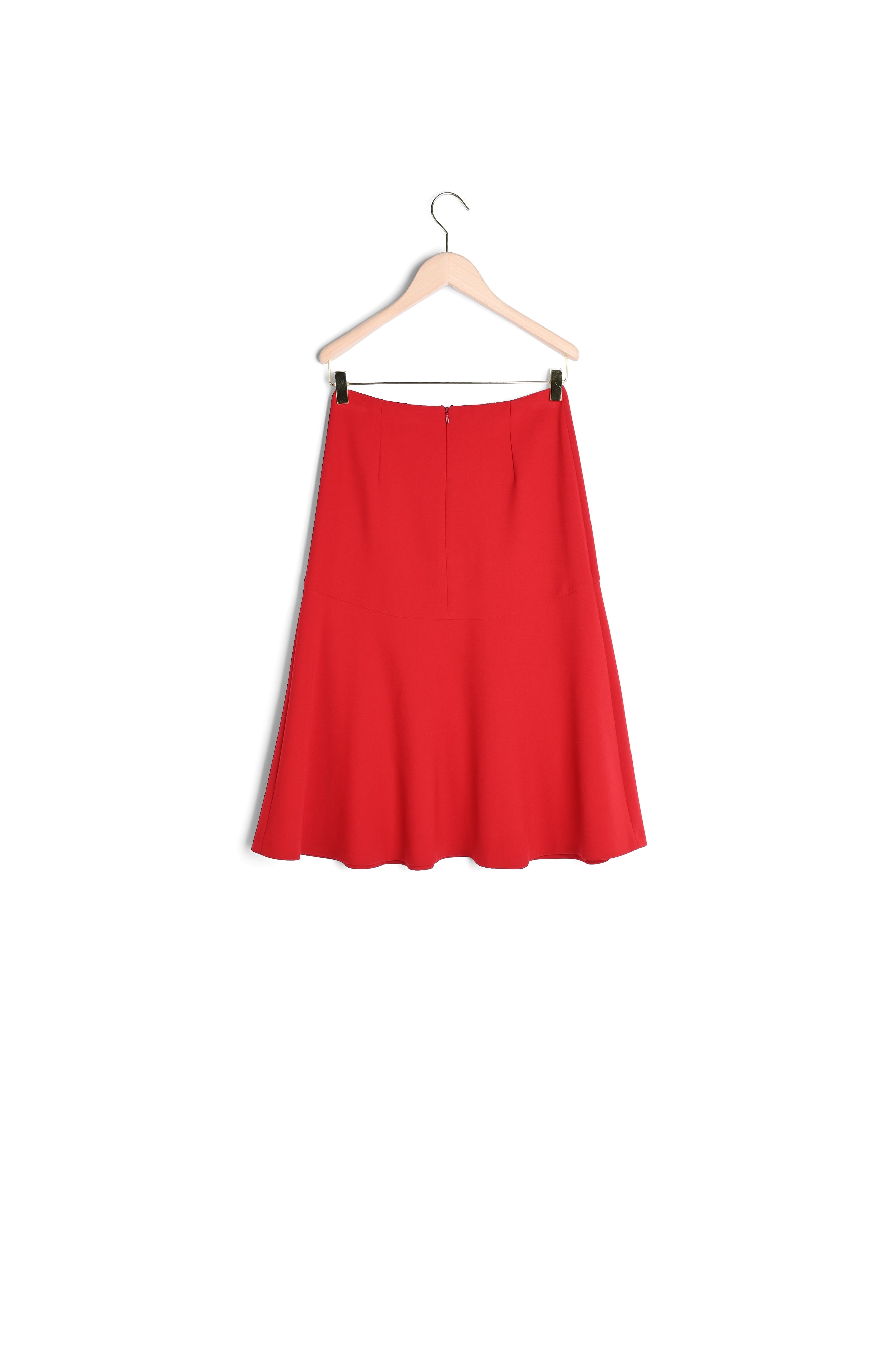 Jupe Julianne rouge en toile double Faume - seconde main