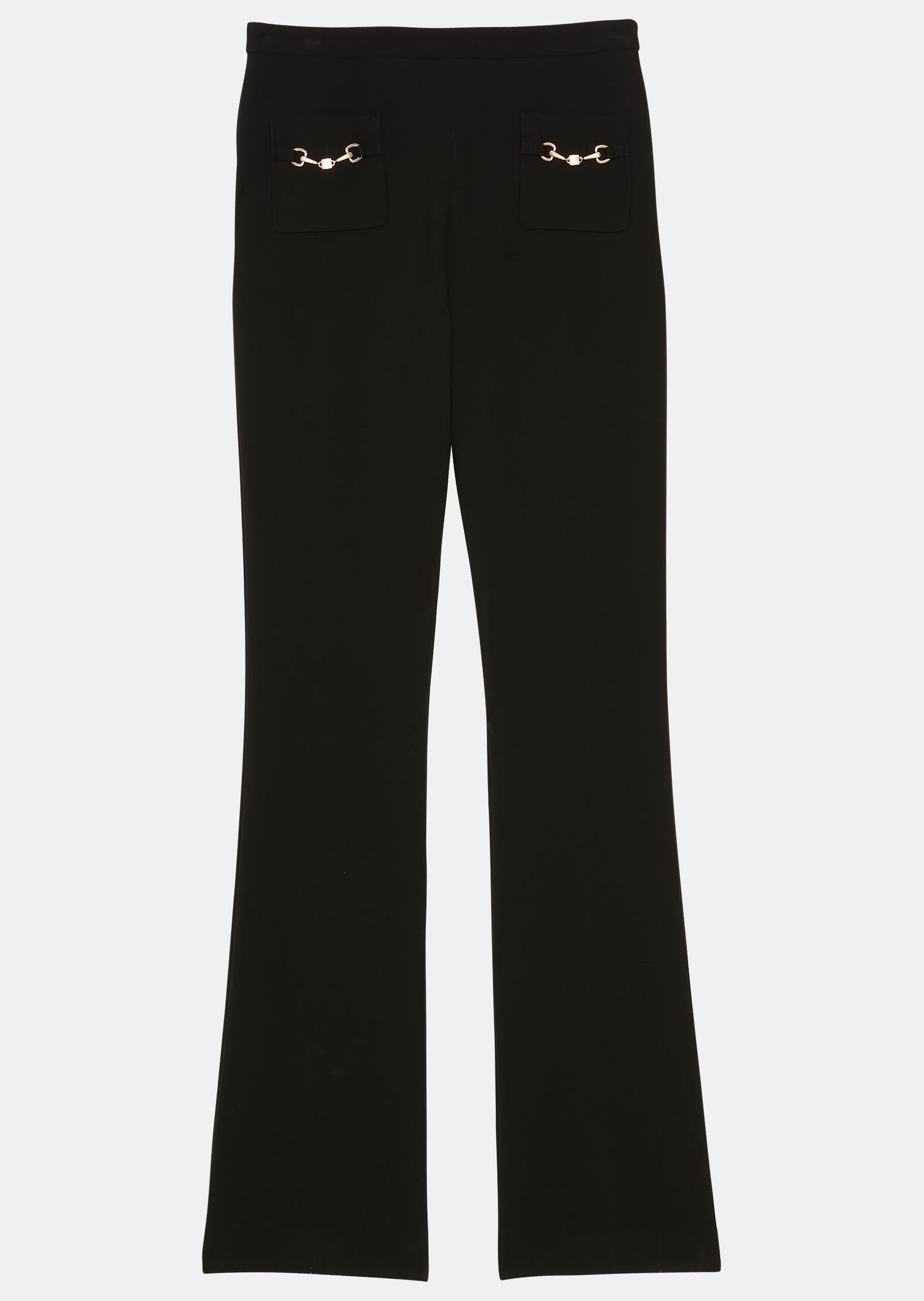 Pantalon Polynesie noir en toile double Faume - seconde main