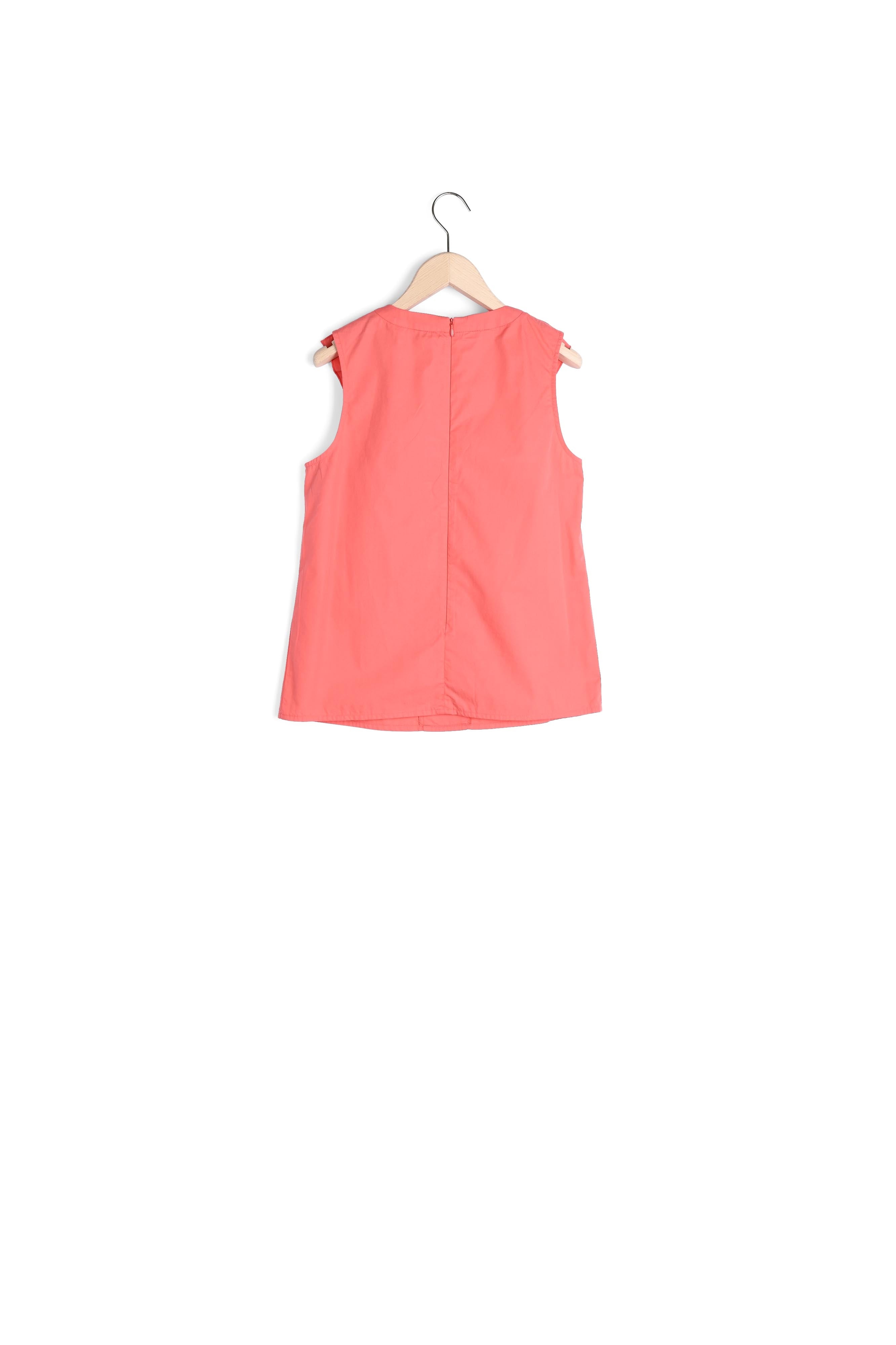 Top sans manches en popeline légère Faume - seconde main