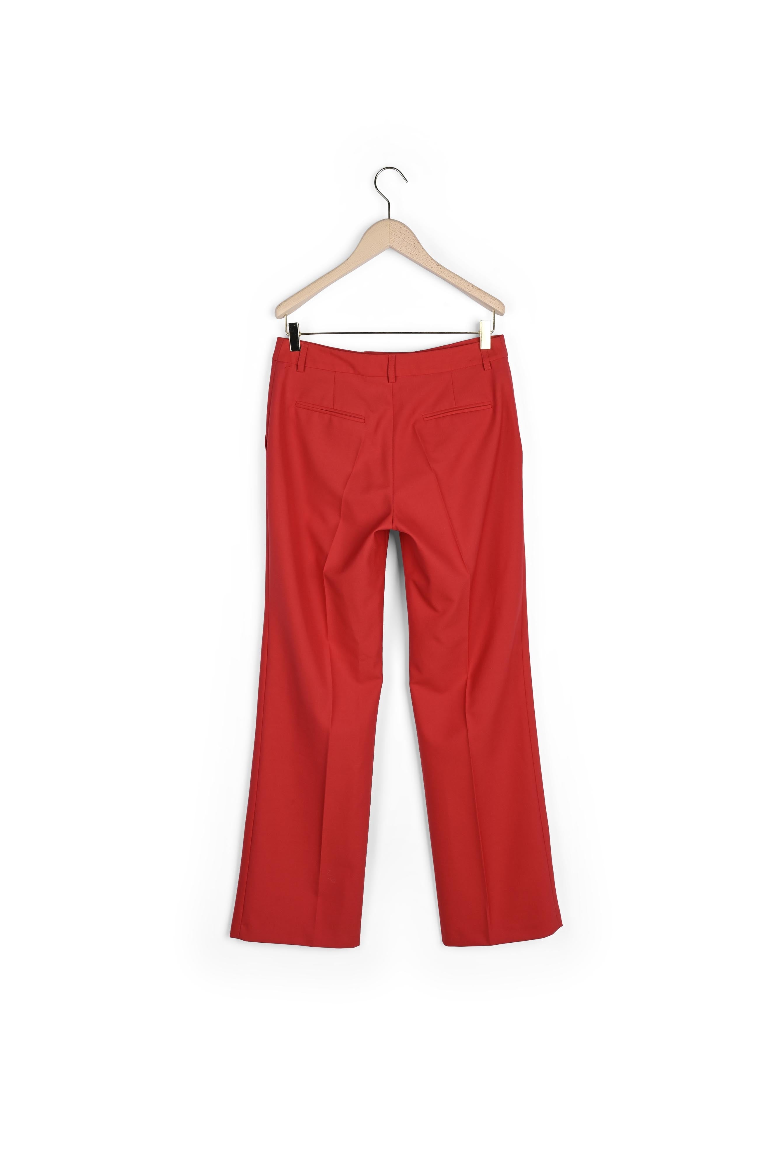 Pantalon Patti rouge en laine froide Faume - seconde main