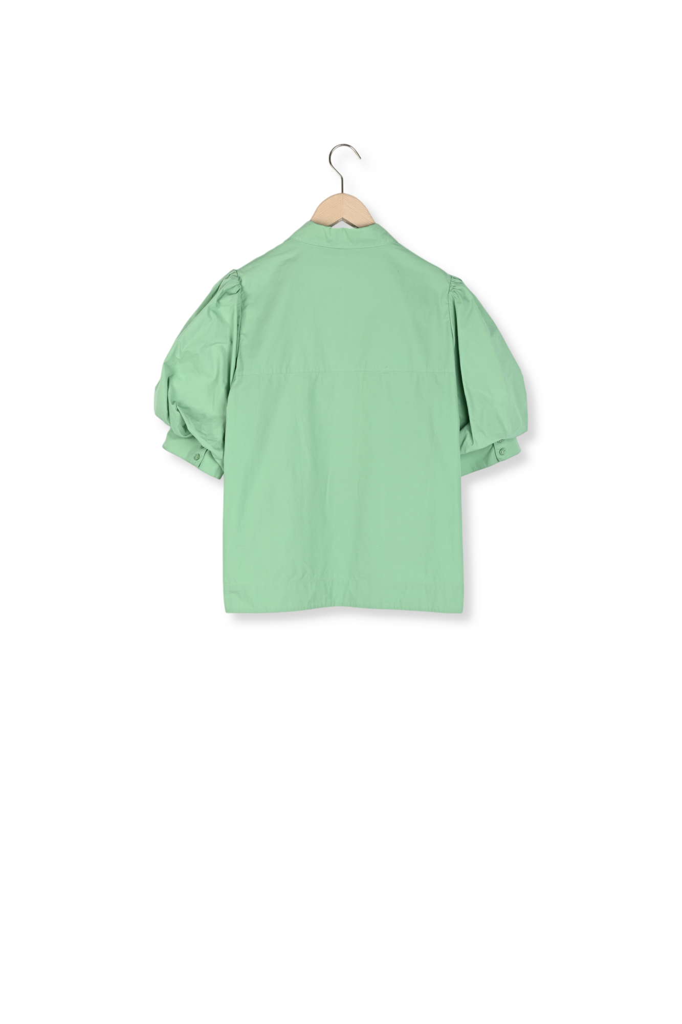 Chemise verte en popeline Calypso Faume - seconde main