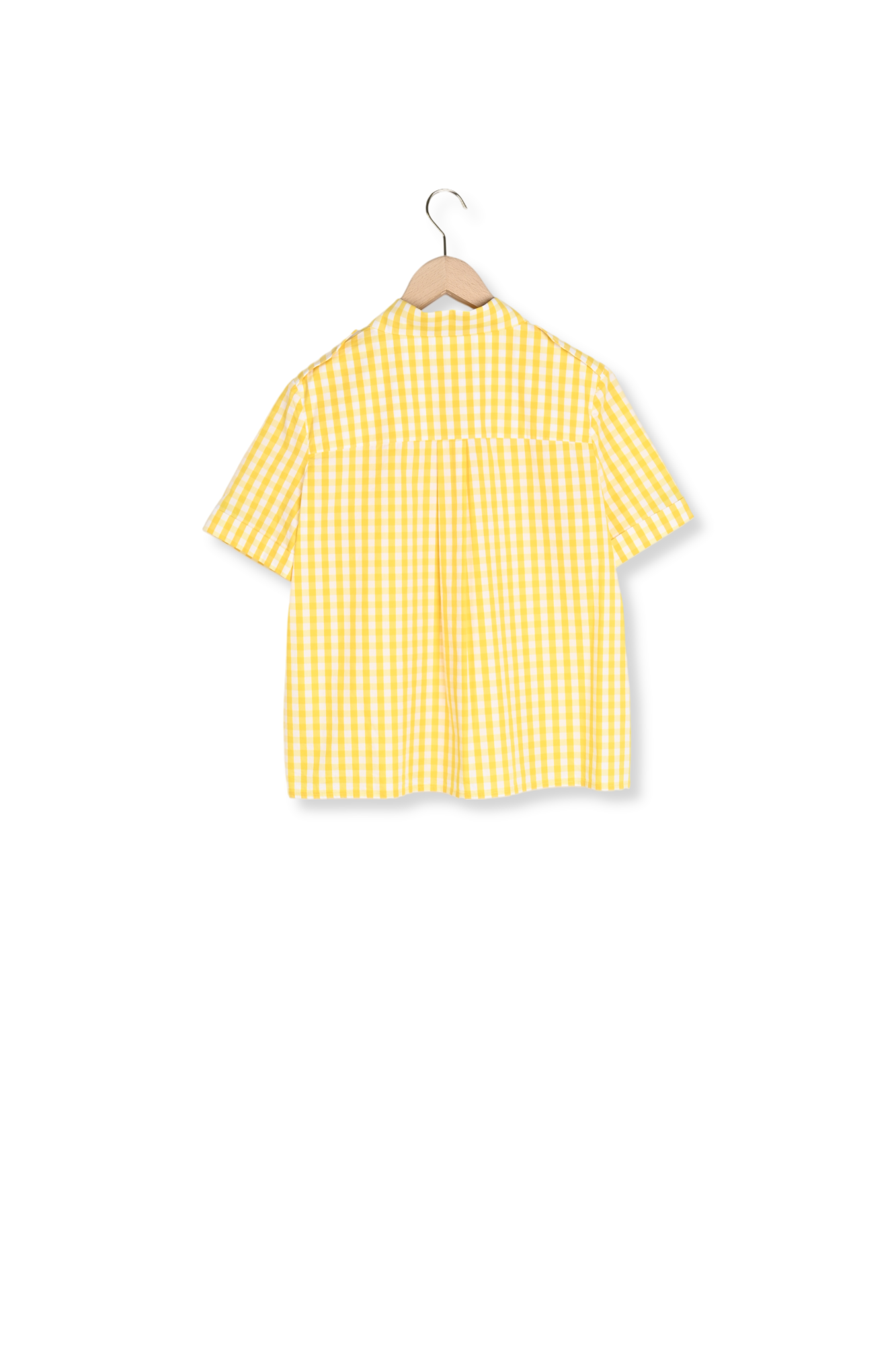 Top jaune en vichy Taormina Faume - seconde main