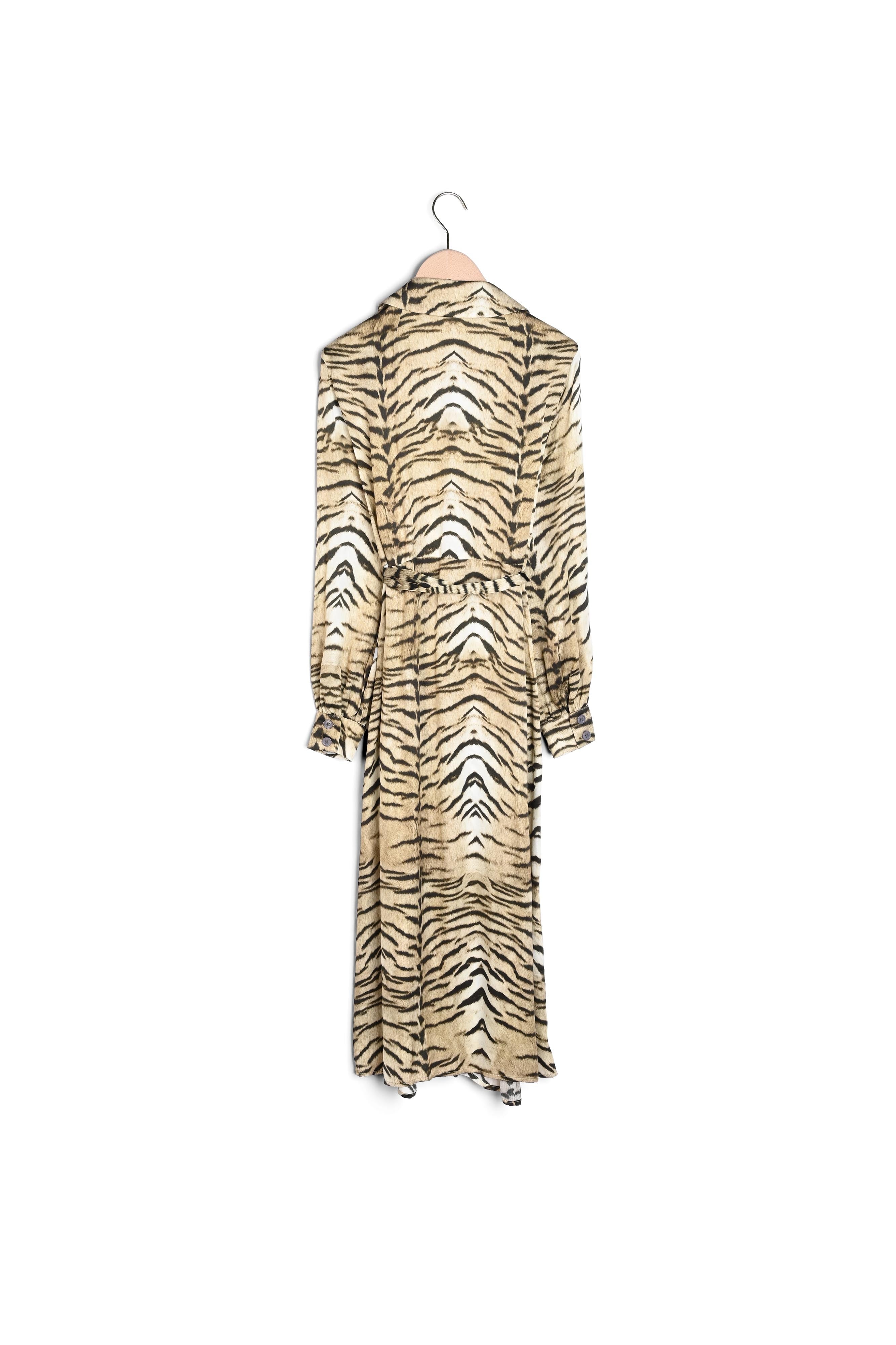 Robe Ruxy beige imprimé zèbre Faume - seconde main