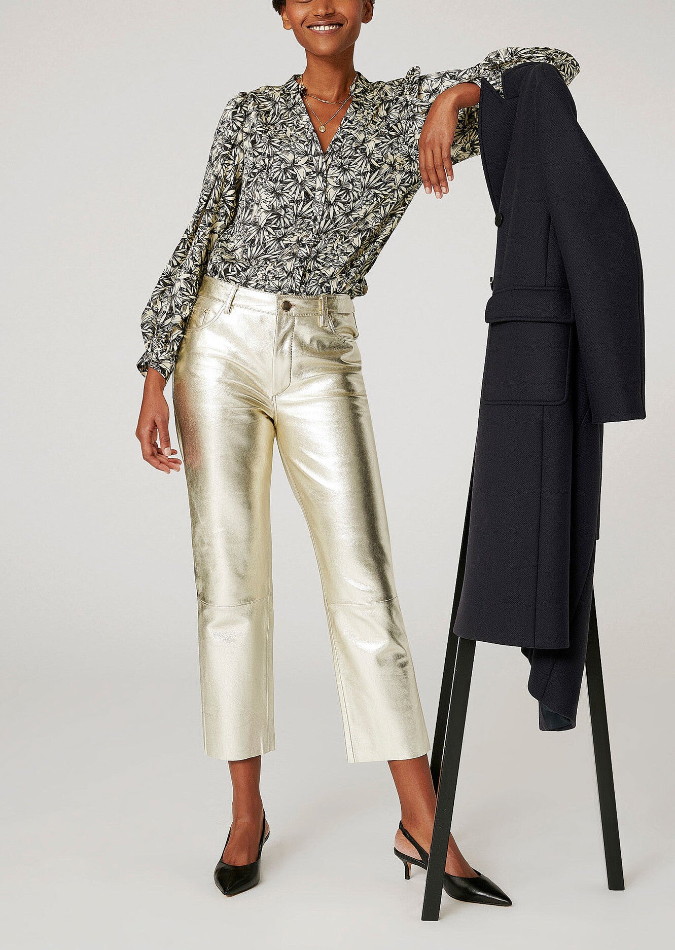 Chemise Tim imprimé orchidées Faume - seconde main