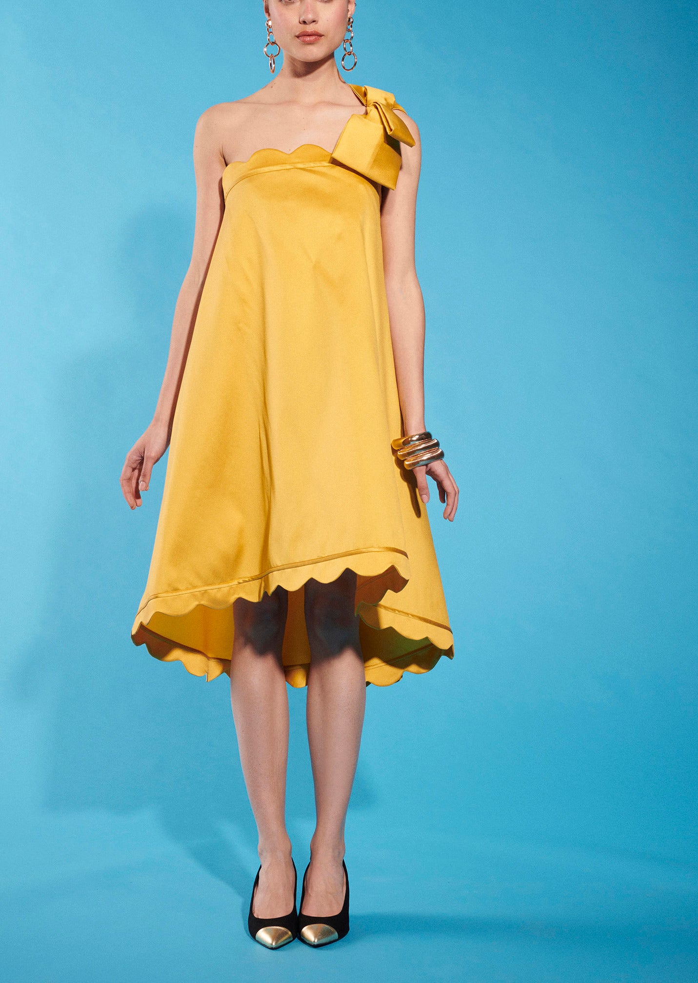 Robe Rococo jaune Faume - seconde main