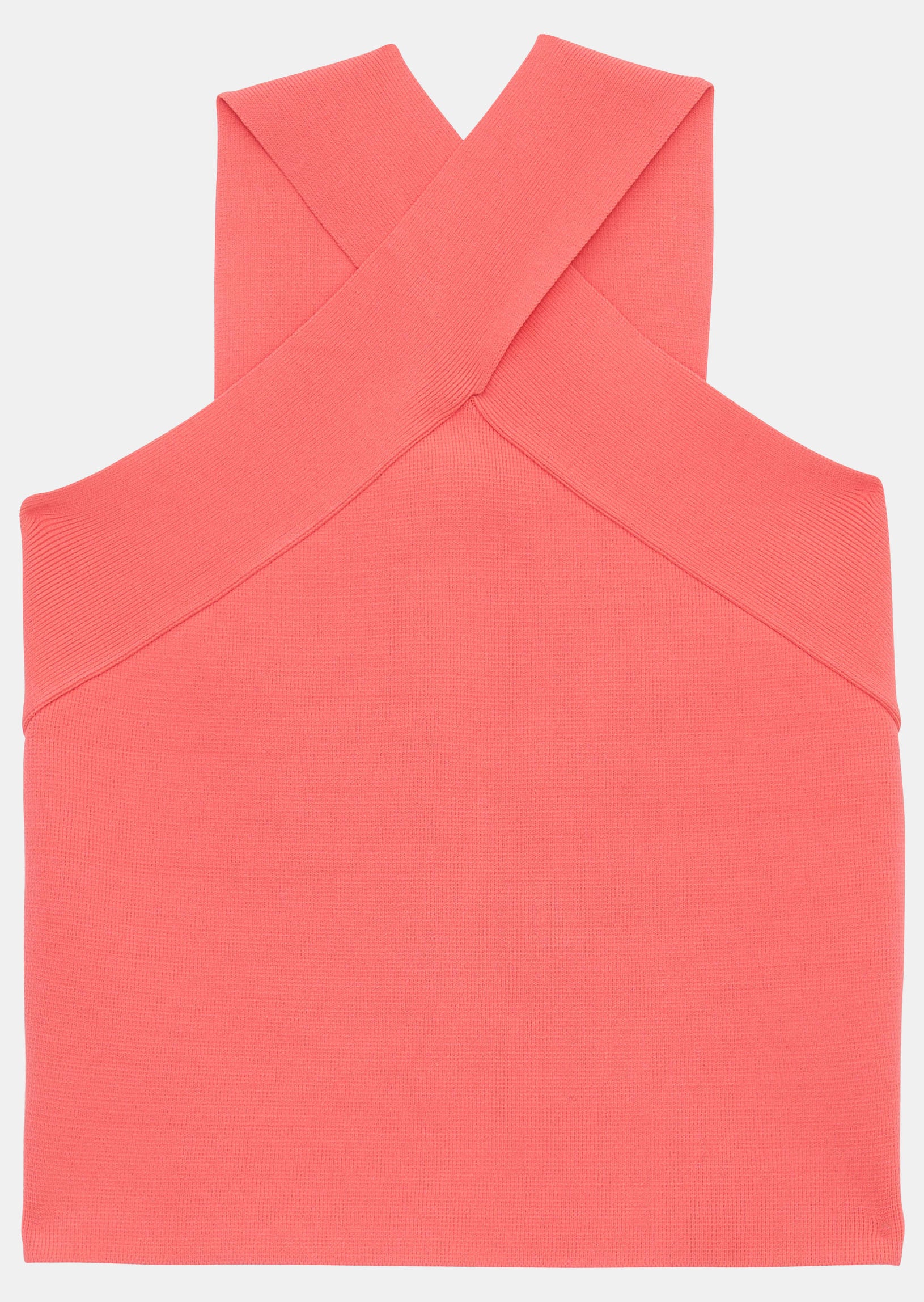 Top Prana croisé rose en maille compacte Faume - seconde main