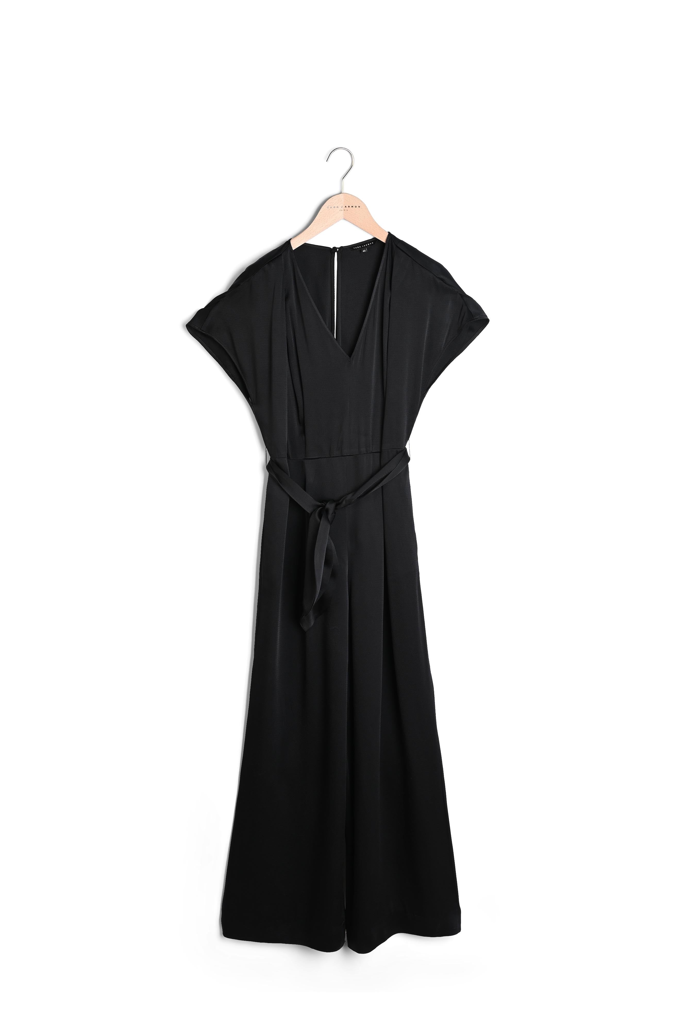 Combinaison noire satinée Faume - seconde main