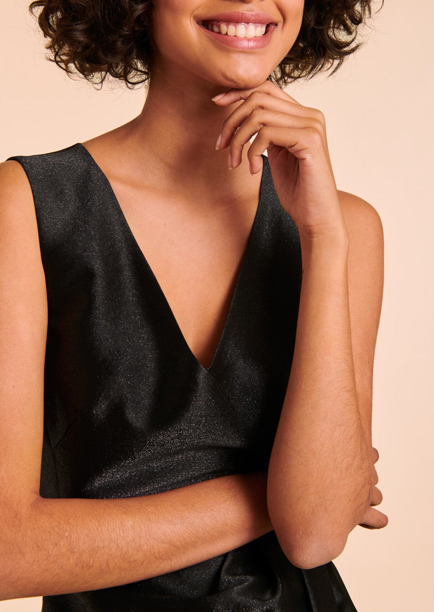 Robe Rosabella noire irisée Faume - seconde main