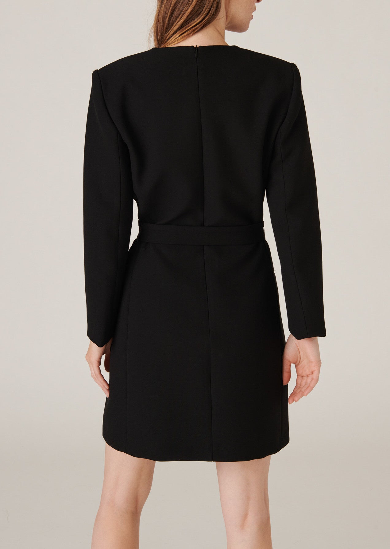 Robe Rubina en toile double noire Faume - seconde main