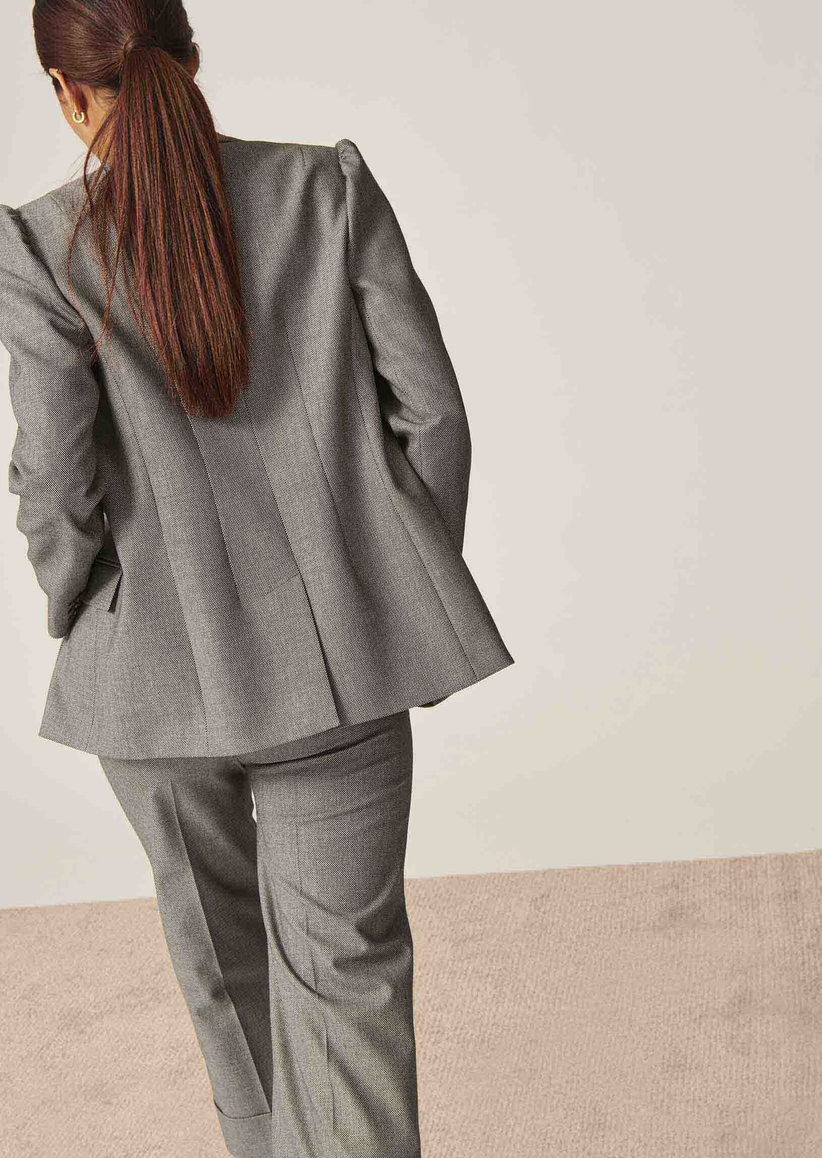 Veste Vita noire en tissu caviar Faume - seconde main