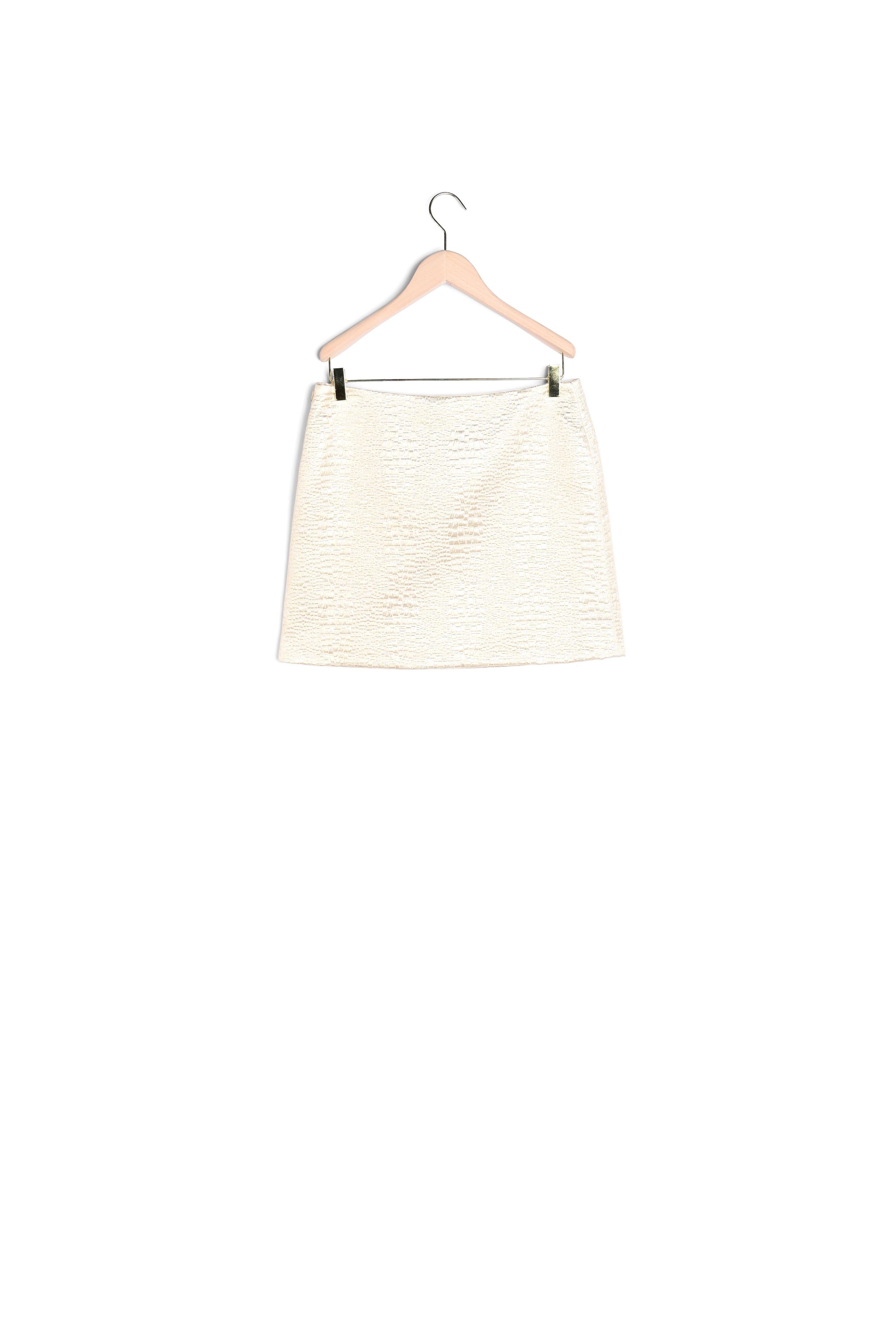 Jupe Jude or jacquard lurex Faume - seconde main