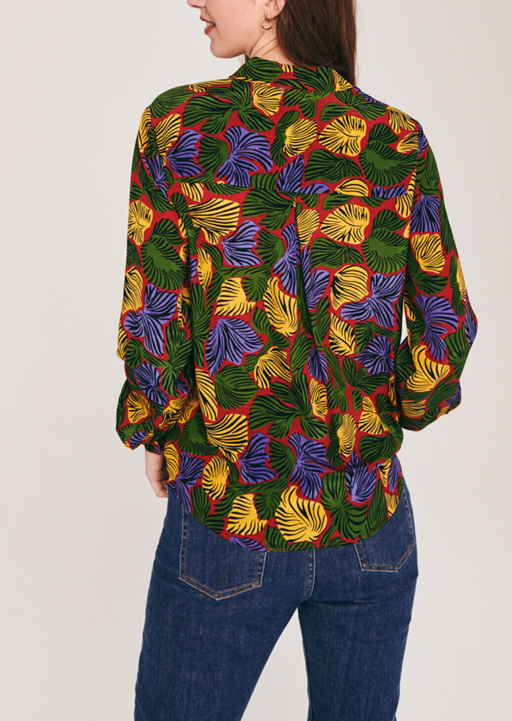 Chemise imprimée feuillage Faume - seconde main