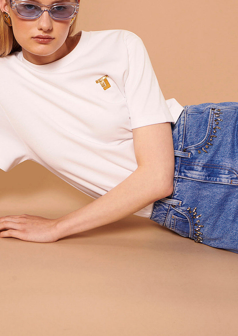 Jean Julio bleu en denim Faume - seconde main