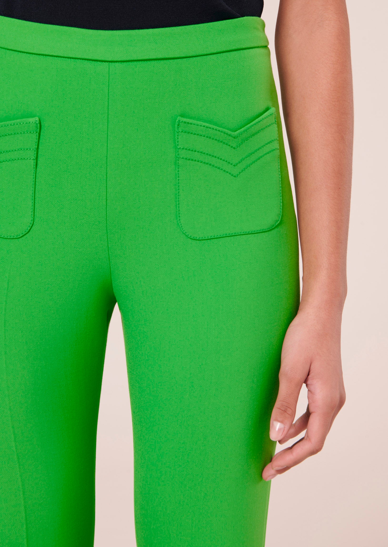 Pantalon Phoenix vert en toile double Faume - seconde main