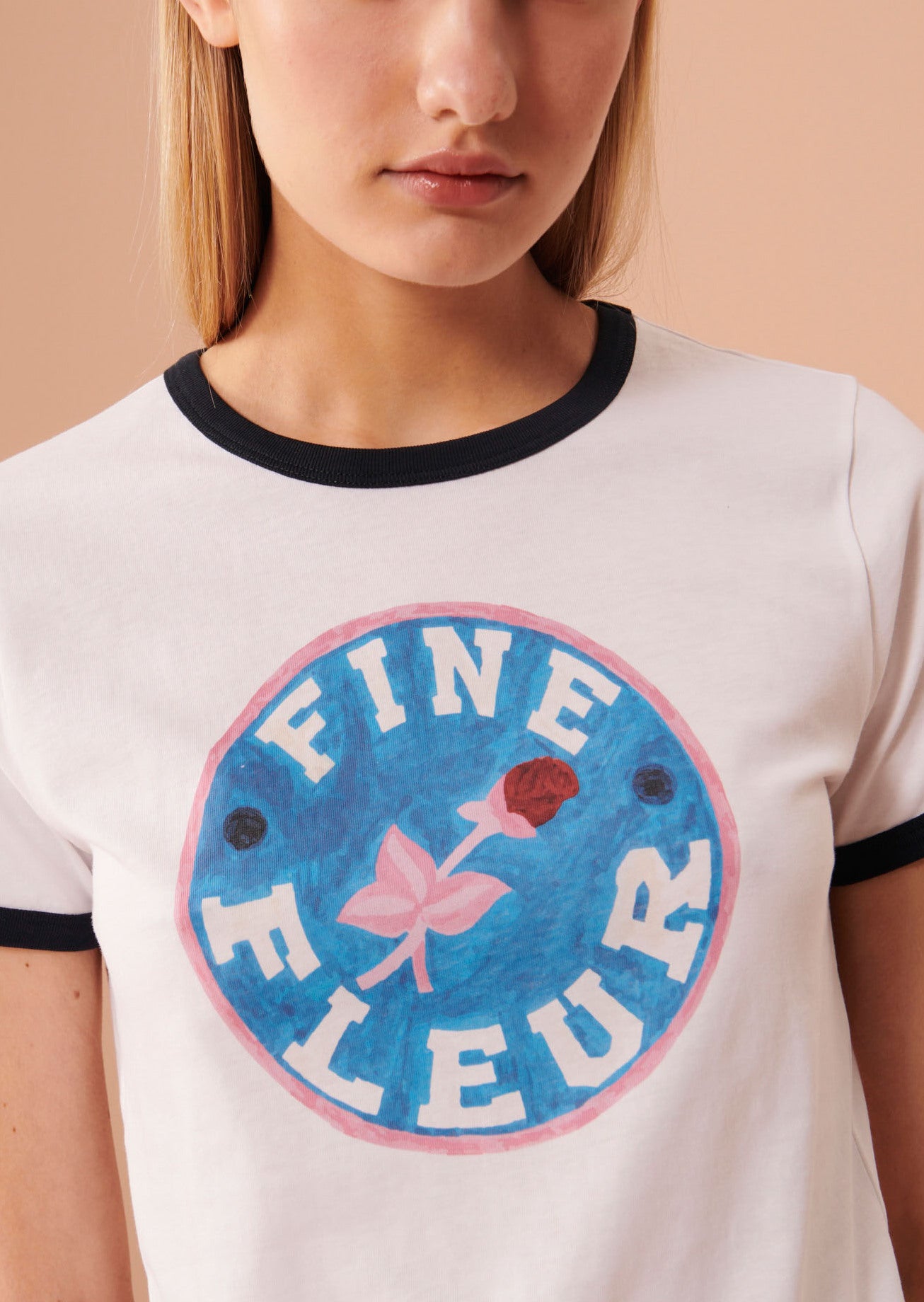 T-shirt Today blanc en coton Faume - seconde main