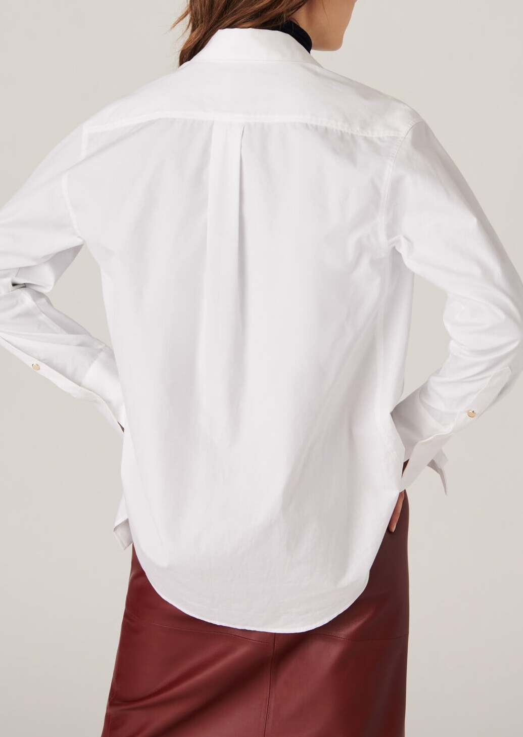 Chemise Taz blanche en popeline de coton Faume - seconde main